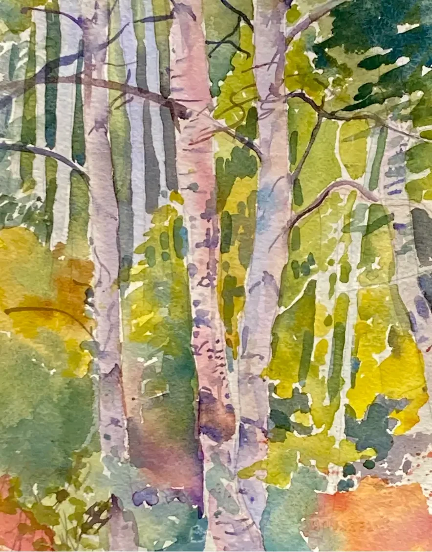 Aspen Forest   9x10   unframed   $350