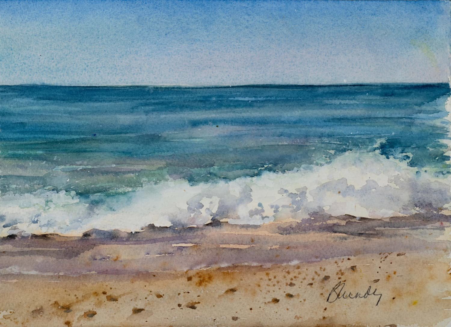 Ocean Waves II   15x12   unframed   $350 