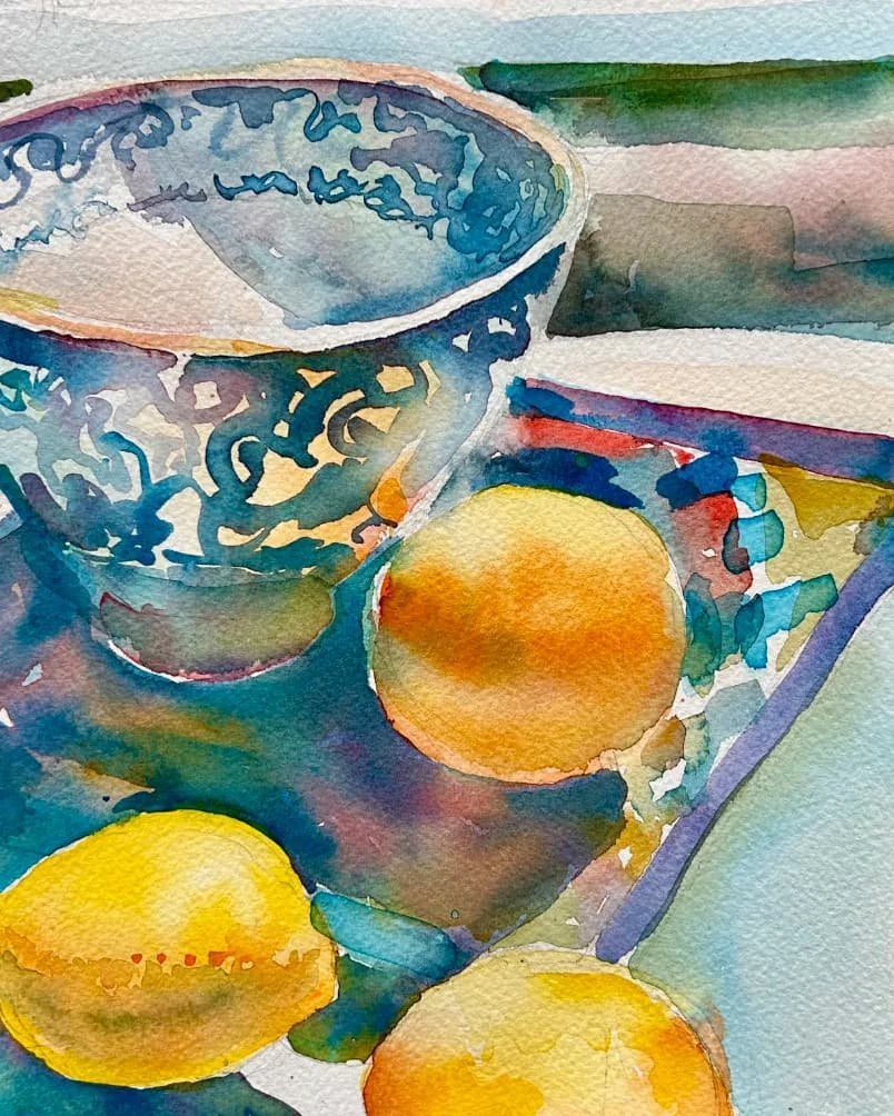 Winter Bowl    8x11   unframed  $450   