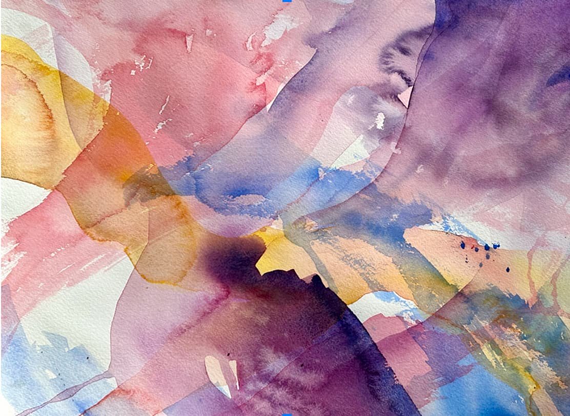 The Veil is Thin   unframed   15x11   $400