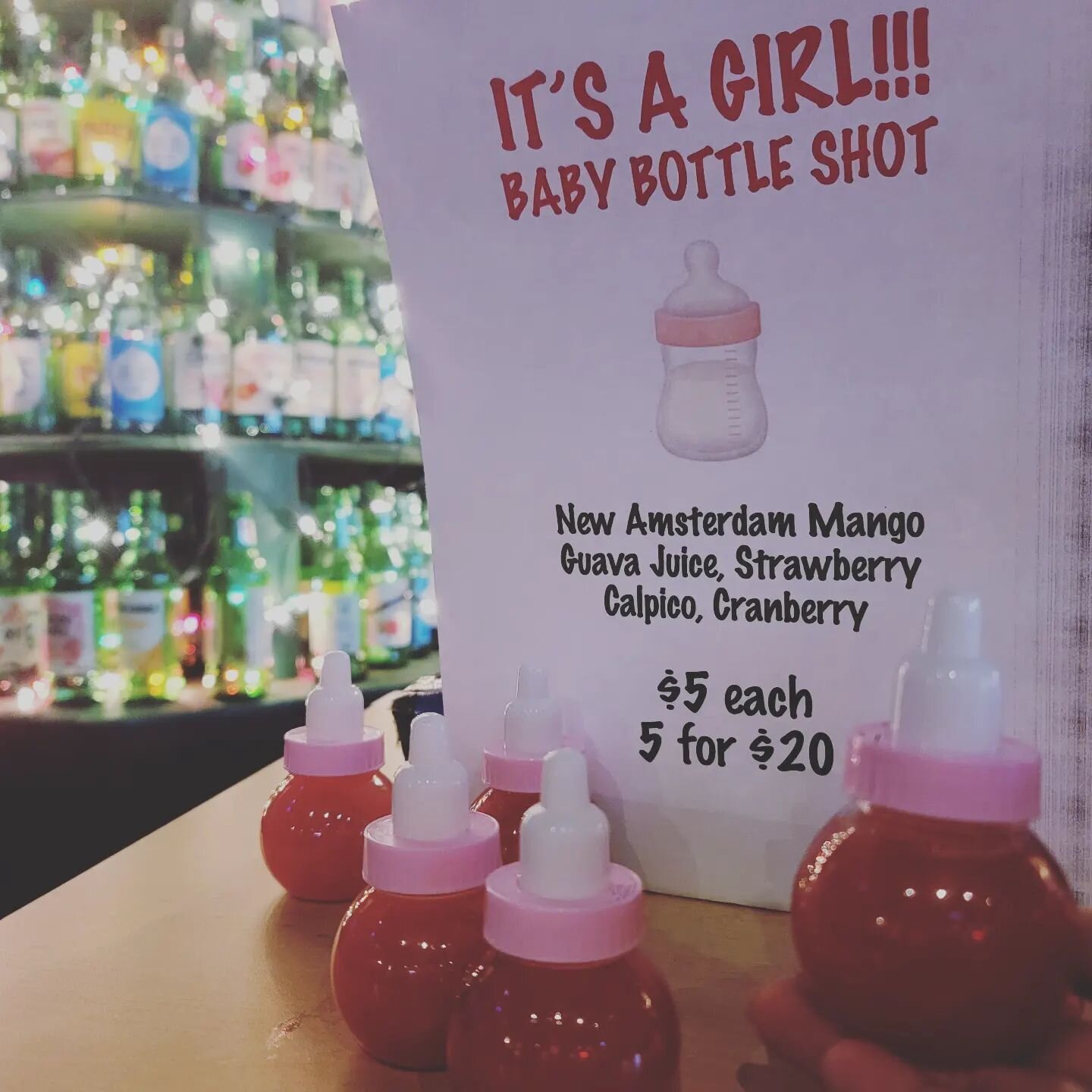 One of our K-FAM members had a baby girl! Cheers to our latest addition! Celebrate with us and try this limited time shot special!!! 21 and over only!

*****

@kingstonscuisine will be repping the K-HOUSE Karaoke Lounge &amp; Suites Tiny Kitchen Thur