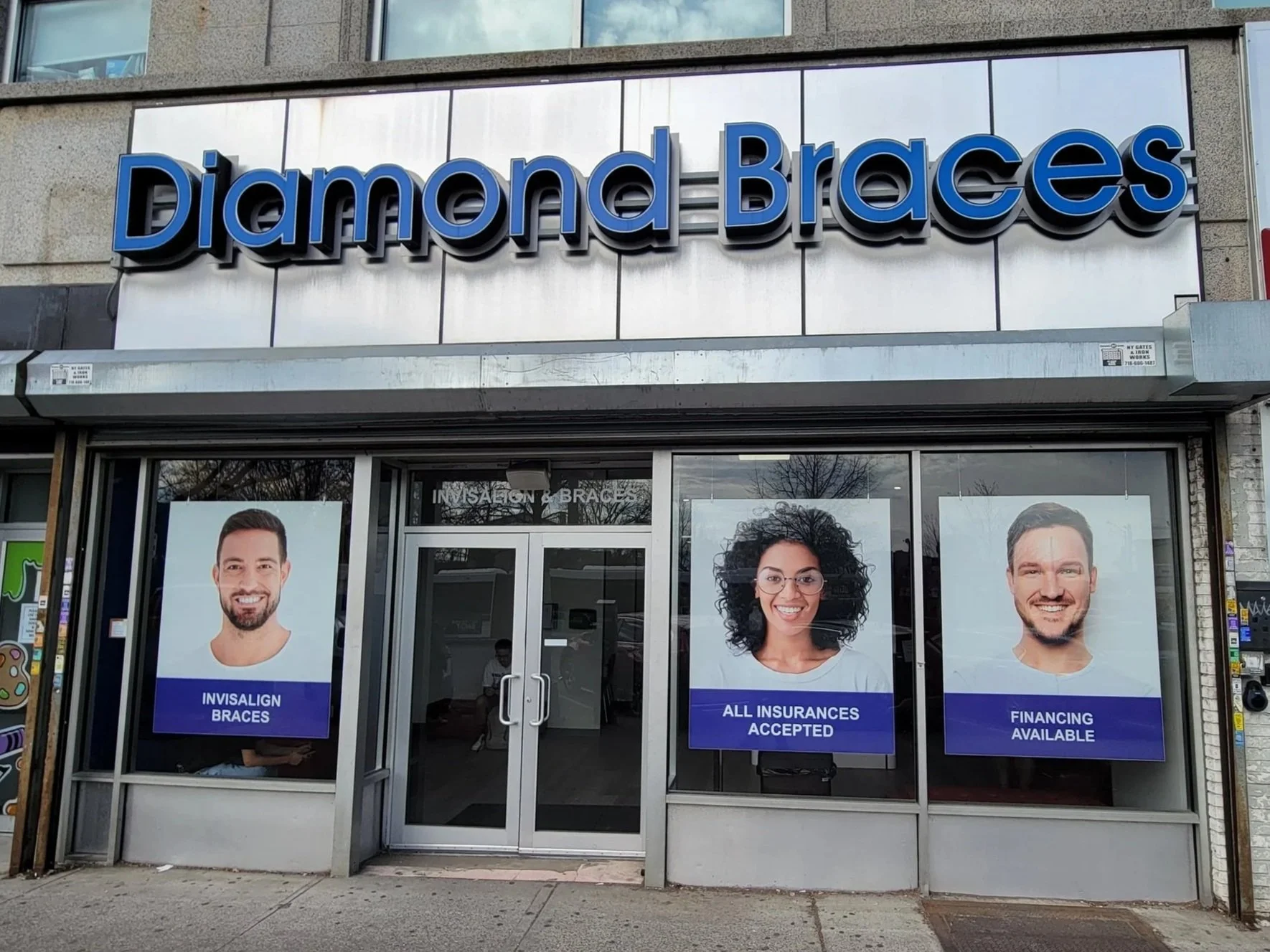 Image of Diamond Braces Dental office front in the bronx New York