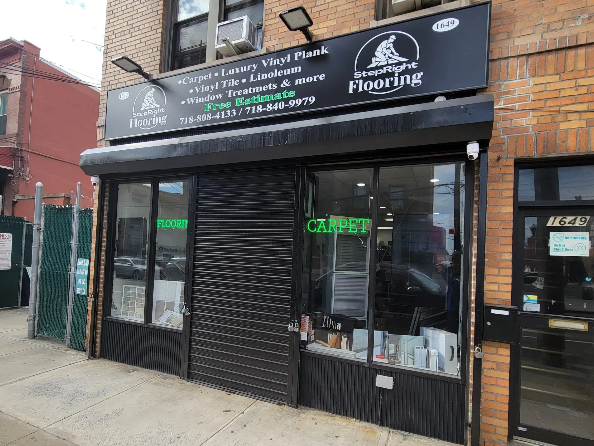 Image of Stepright Flooring & more Inc front in the Bronx, New York.