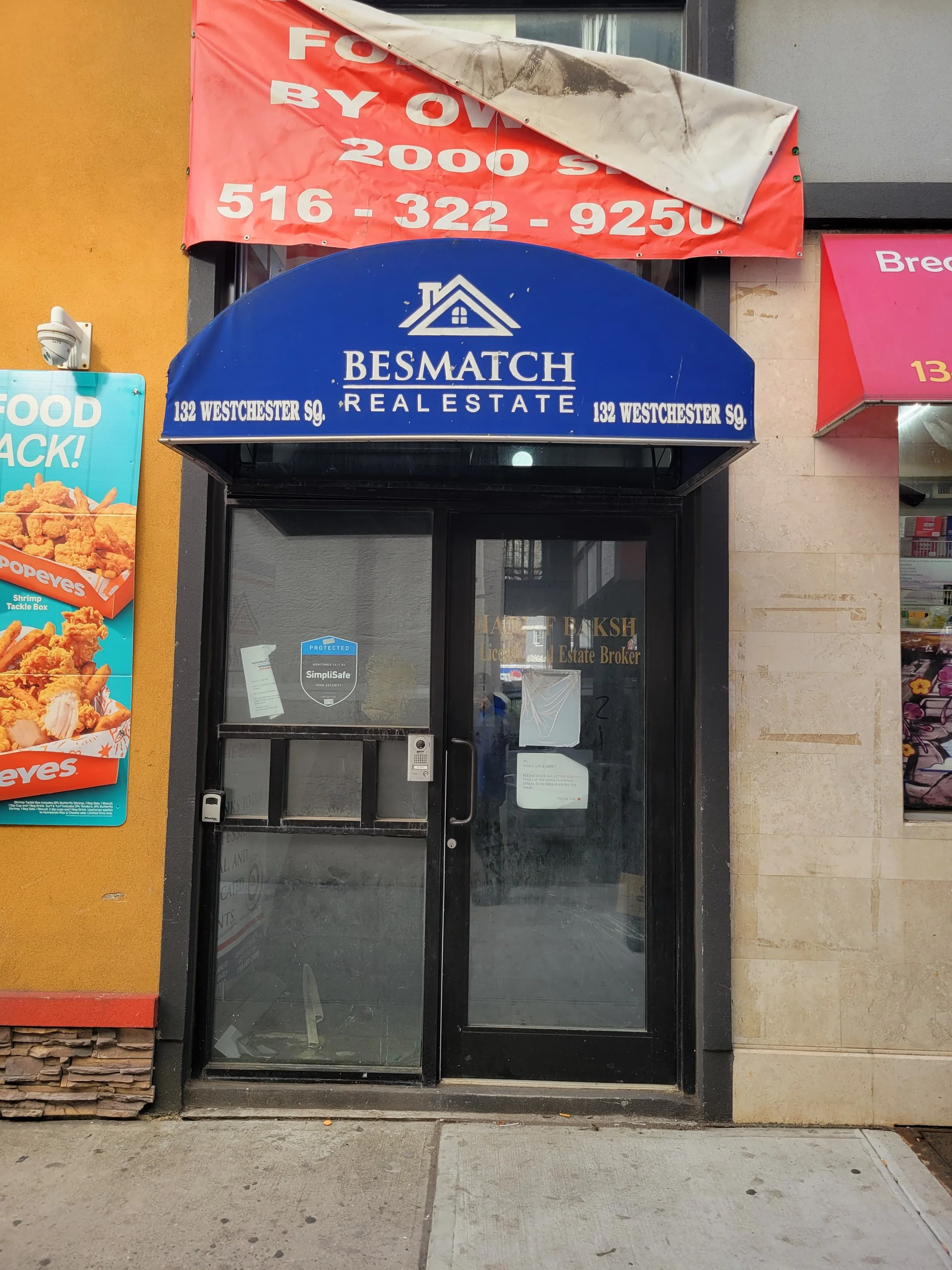 Image of Besmatch Realty Office front in the Bronx, New York