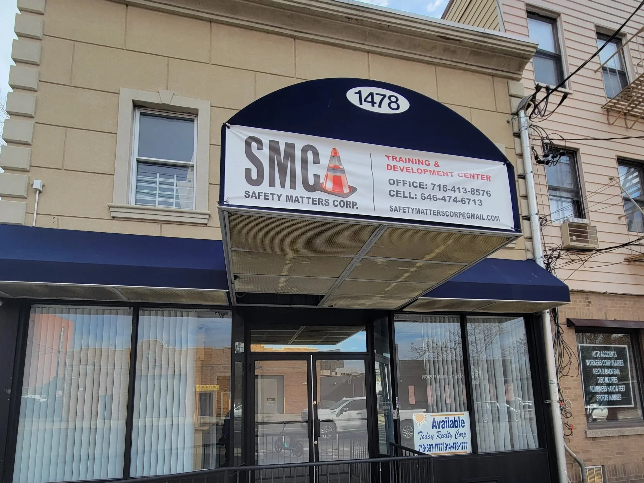 Image of Safety Matters Corp. storefront in the Bronx, New York