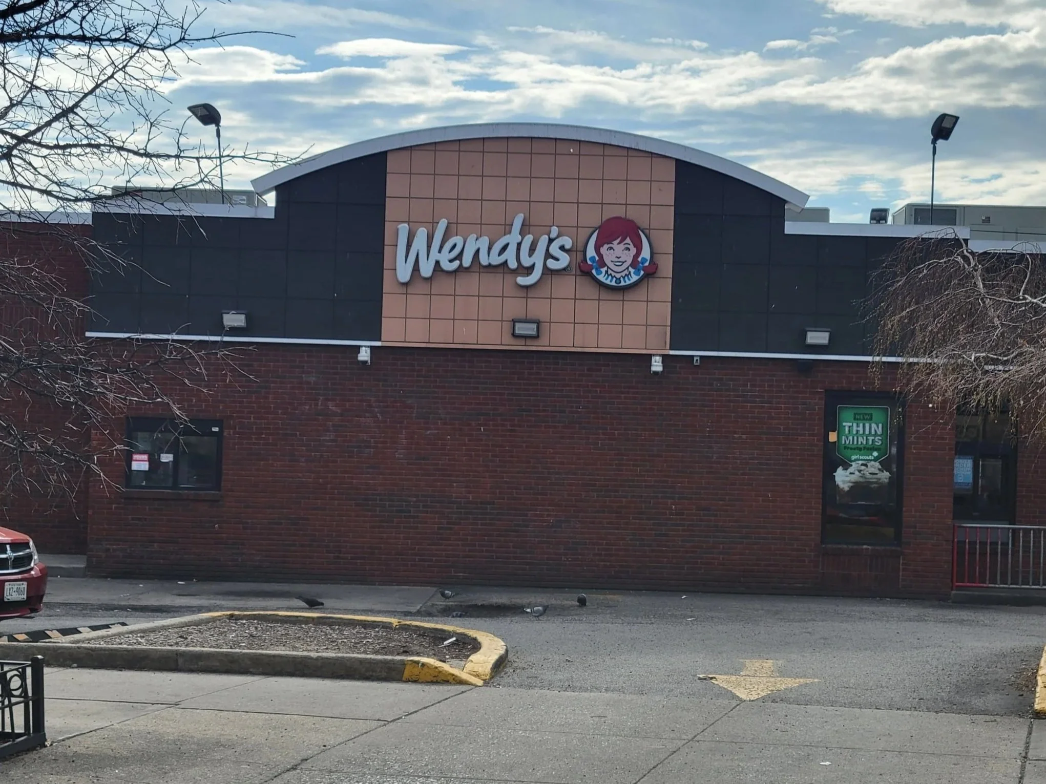 Image of Wendy's fast food chain store front in the Bronx, New York.