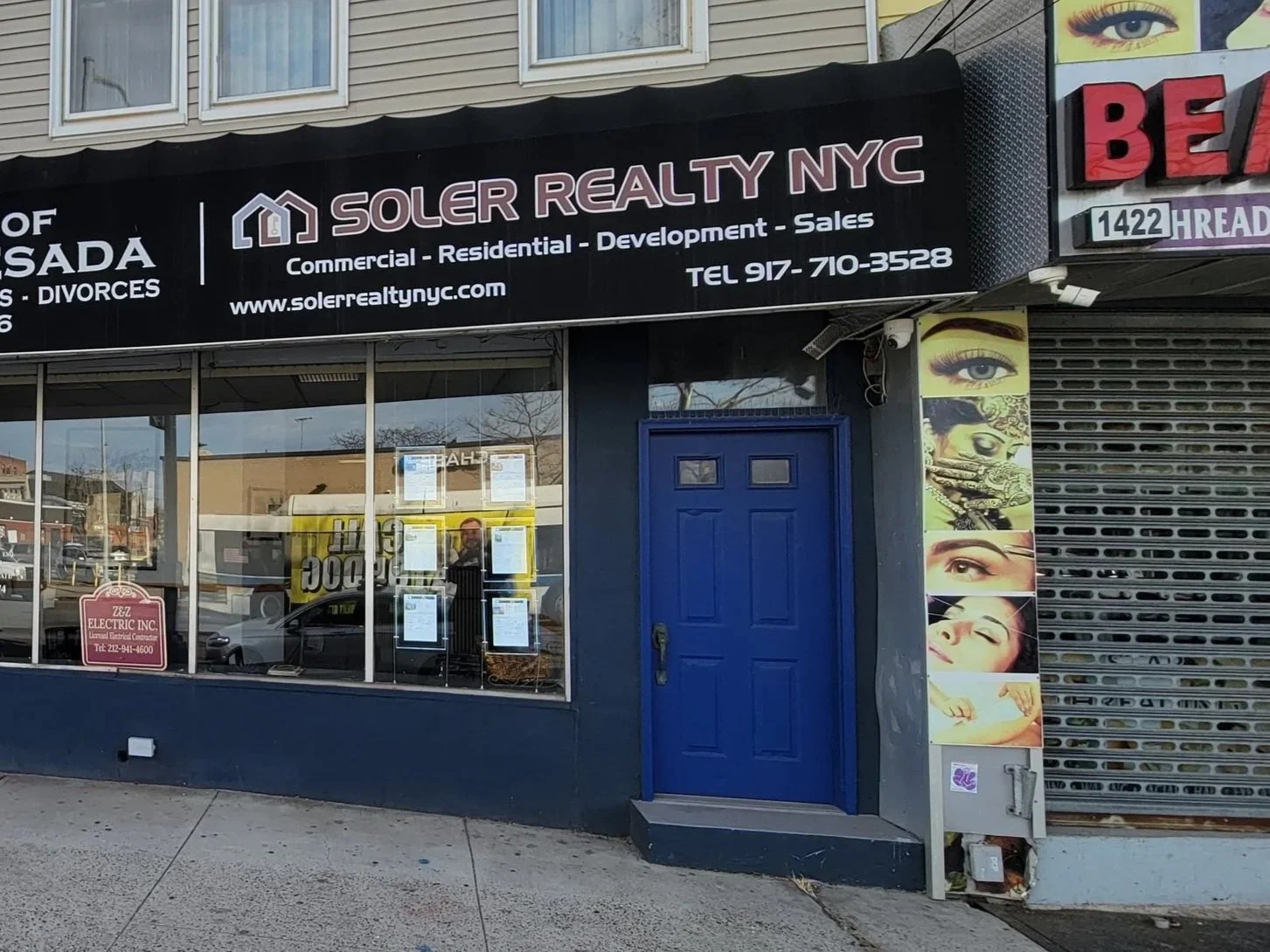 Image of In Soler Realty NYC store front in the Bronx, New York