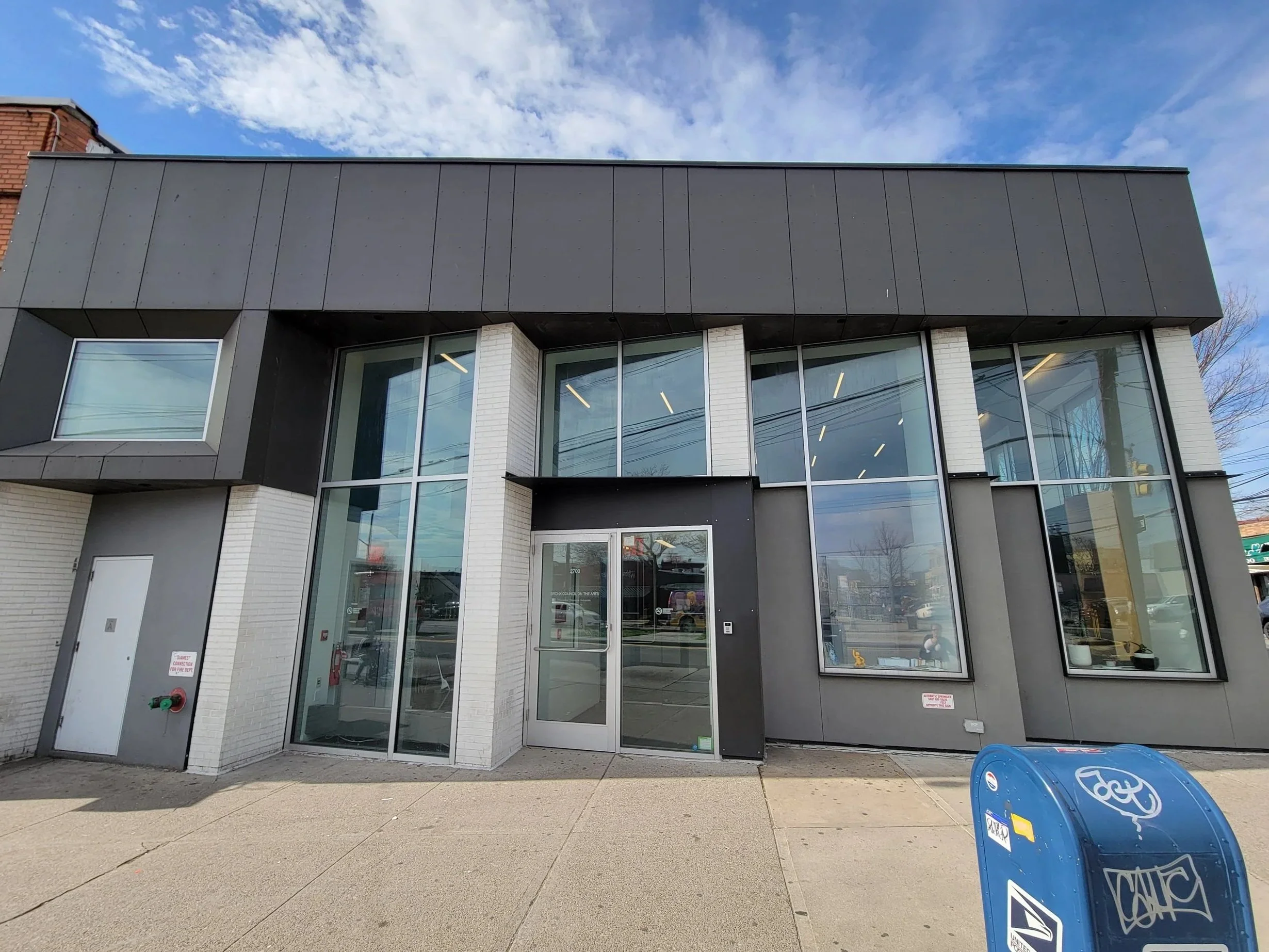 Image of Bronx Council on The Arts building front in the Bronx, New York