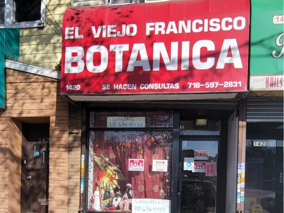 Image of El Viejo Francisco Botanica restaurant in the bronx New York