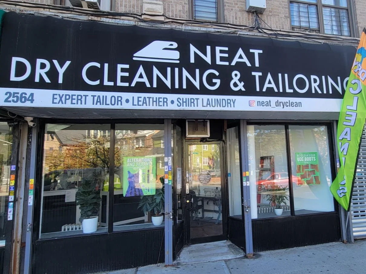 Image of Neat Dry Cleaning  front in the Bronx, New York