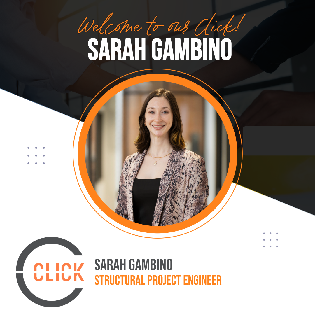 Welcome to our Click, Sarah! 