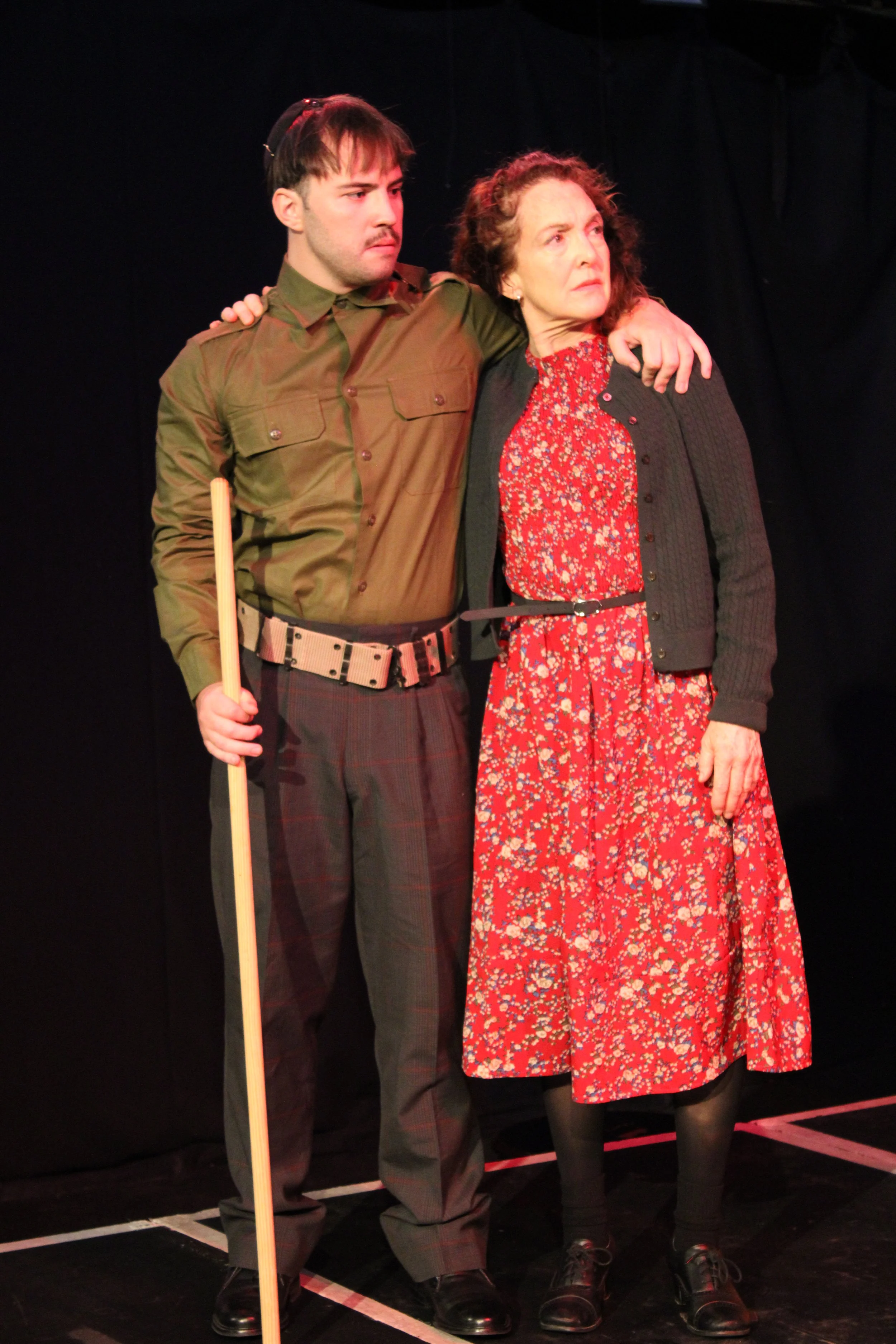 Moritz (Kai Ross) and Shoshana (Jennifer Tulchin)
