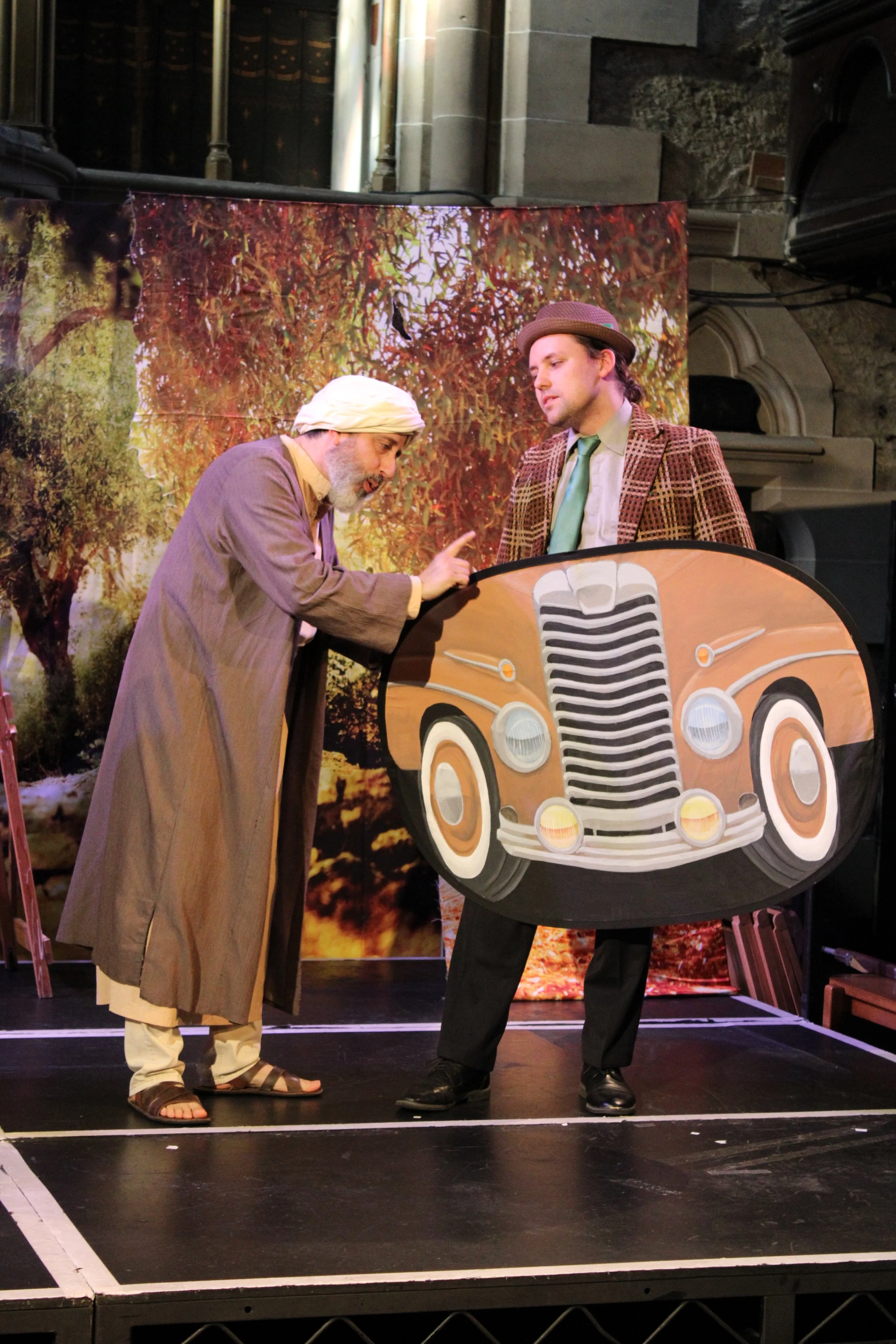 Amir (Mark Quiles) and Mahmud (Robert Cockburn)