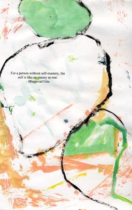 For a person without self-mastery, the self is like an enemy at war.
- Gandhi