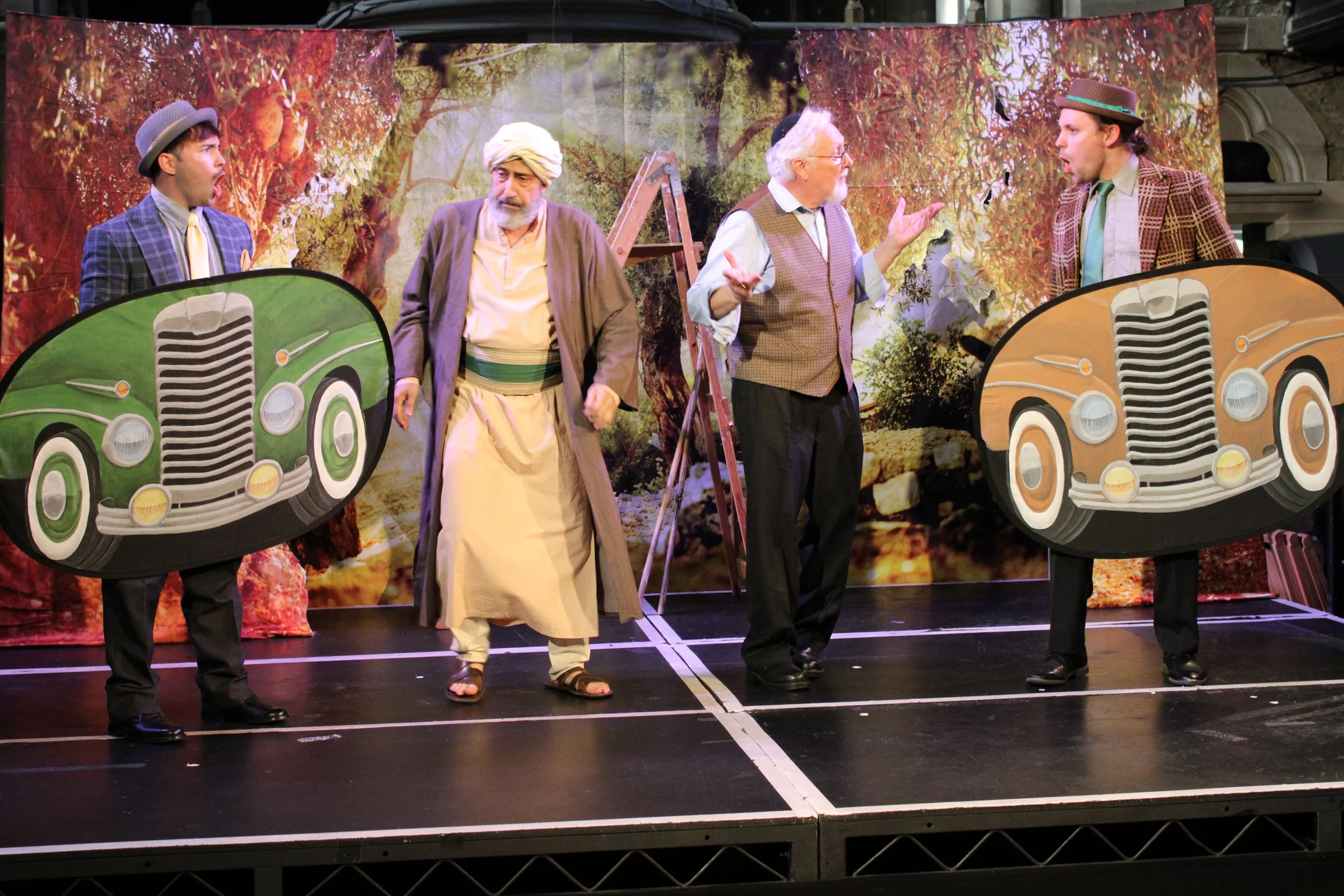 Moritz (Kai Ross), Amir (Mark Quiles), Melke (Mark Peters) and Mahmud (Robert Cockburn)