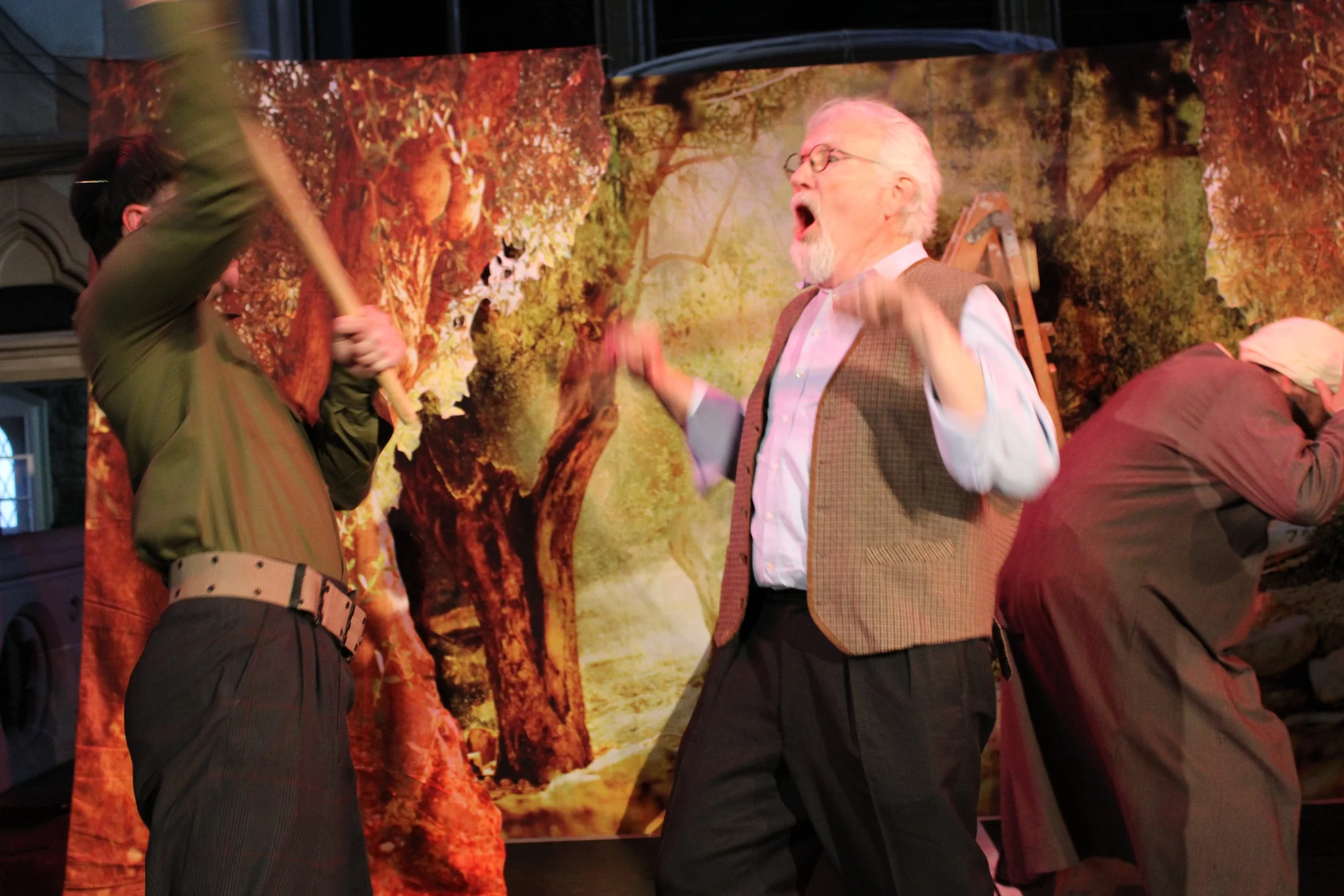 Moritz (Kai Ross), Melke (Mark Peters) and Amir (Mark Quiles)