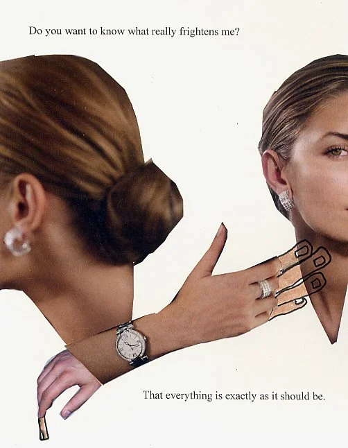 Do you want to know what really frightens me?  That everything is exactly as it should be.