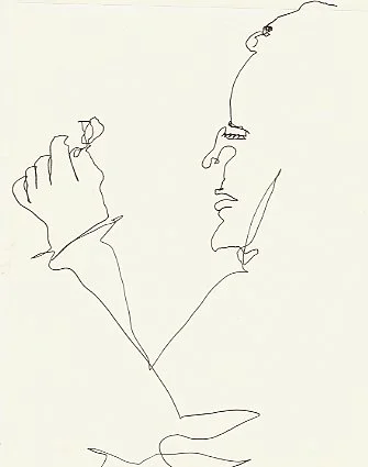 Man Eating Shrimp Toast