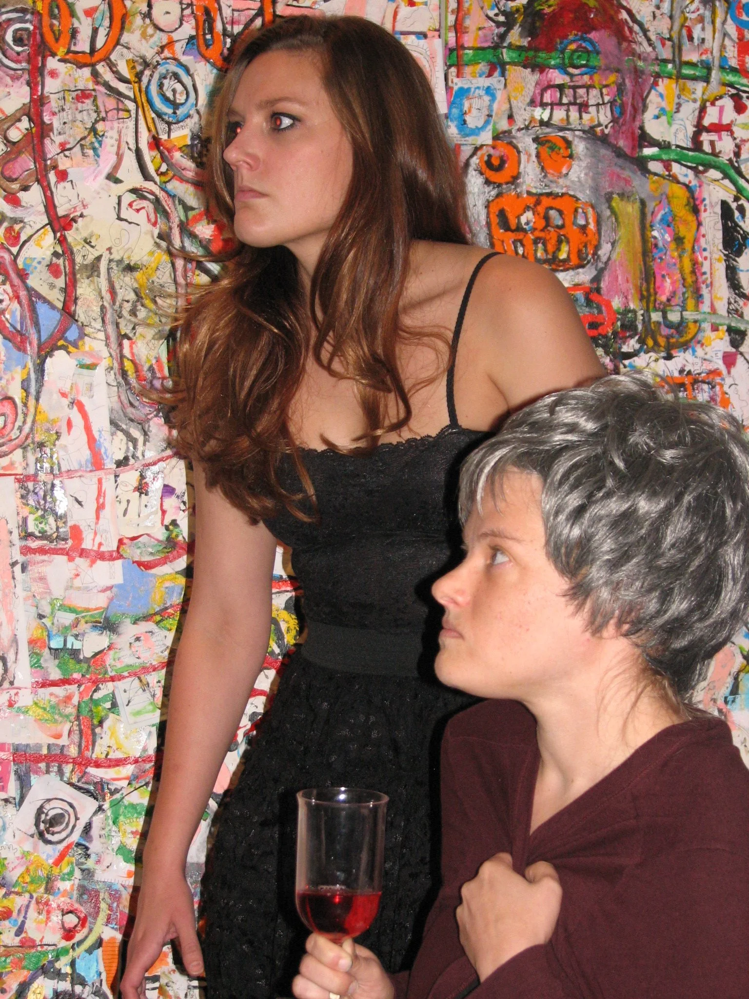 Lauren Kieler (Simone Weil ) and Tina Thomas (Sally)