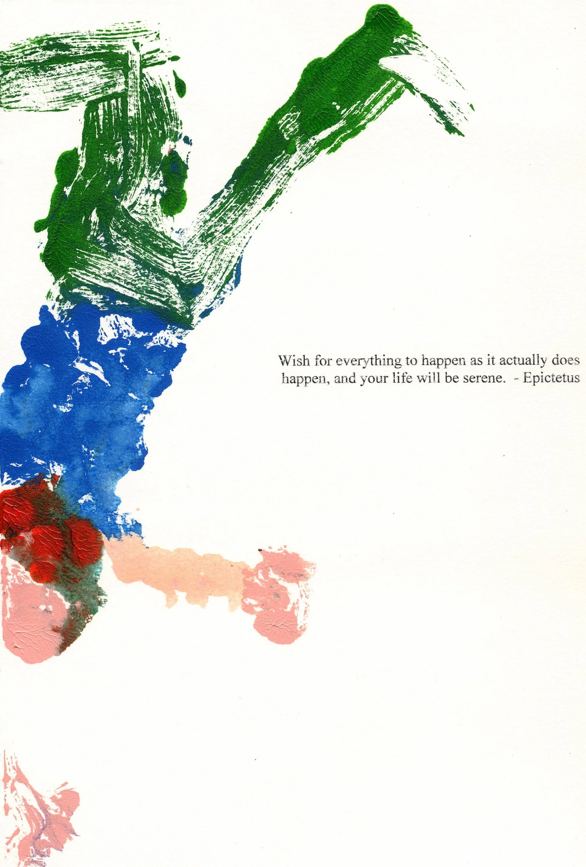 Wish for everything to be exactly as it is, and your life will be serene.
- Epictetus