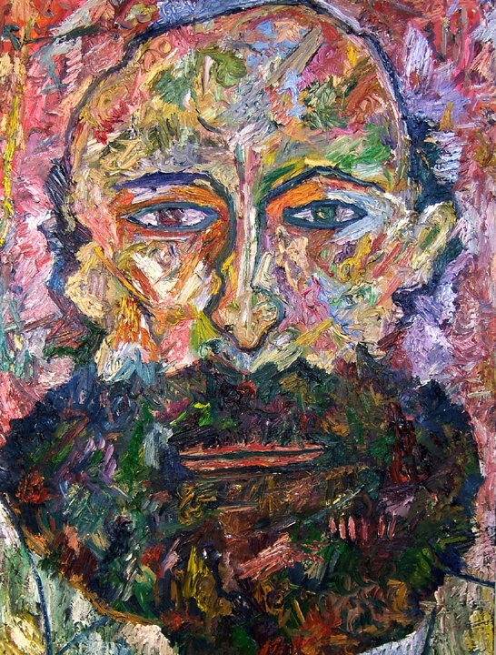Filep Karma, oil on canvas, 40" x 30", 2009.