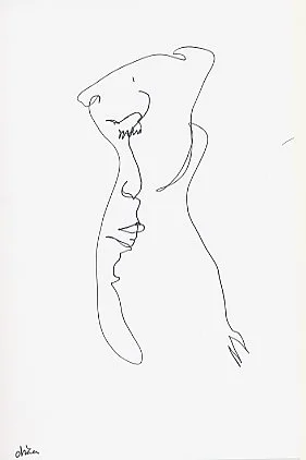 Woman in La Creperie