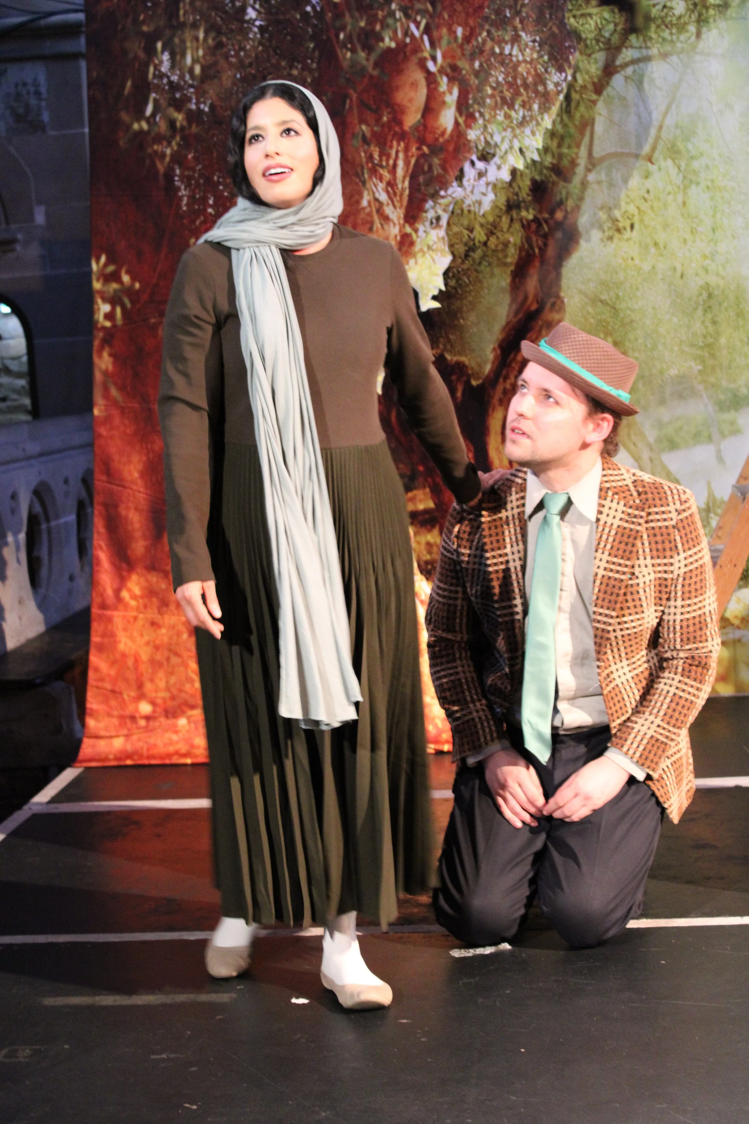 Rashida (Maya Koshaba) and Mahmud (Robert Cockburn)