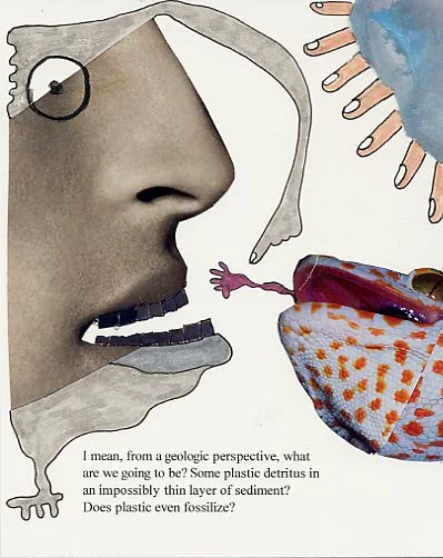 I mean, from  geologic perspective, what are we going to be?  Some plastic detritus in an impossibly thin layer of sediment?  Does plastic even fossilize?