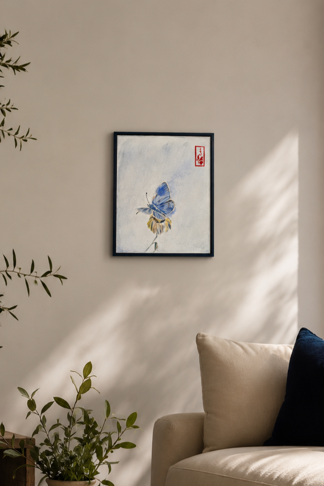 Mission Blue Butterfly - Conservation Mini Print