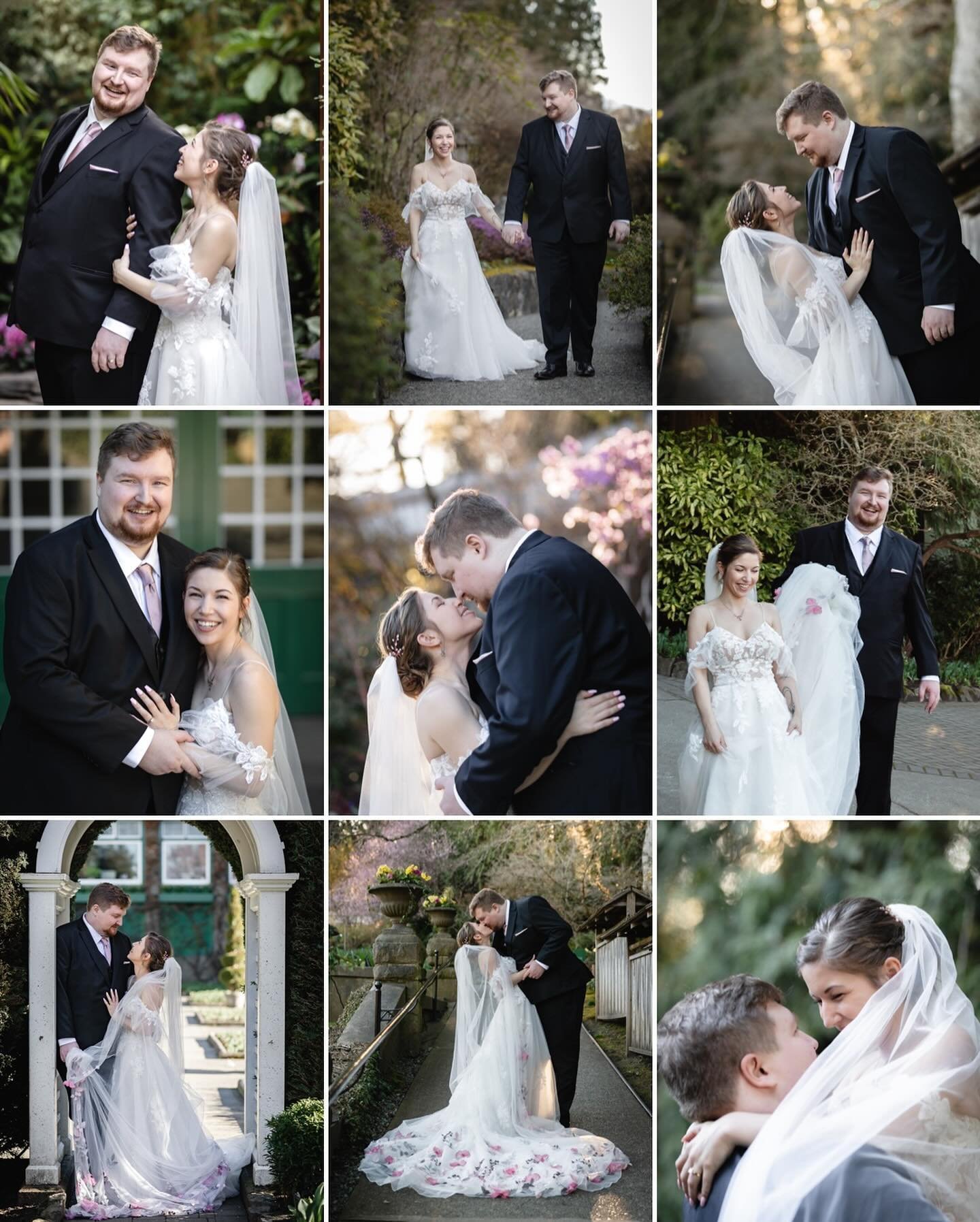 A selection of images of Cleo and Hunter @thebutchartgardens after their ceremony. We had a lot of fun. 
*
*
*
#Gulfislandweddings #vancouvercouple #weddingsvancouver #vancouverengagementphotographer #weddingvancouver #bridemoments #weddingwirecanada