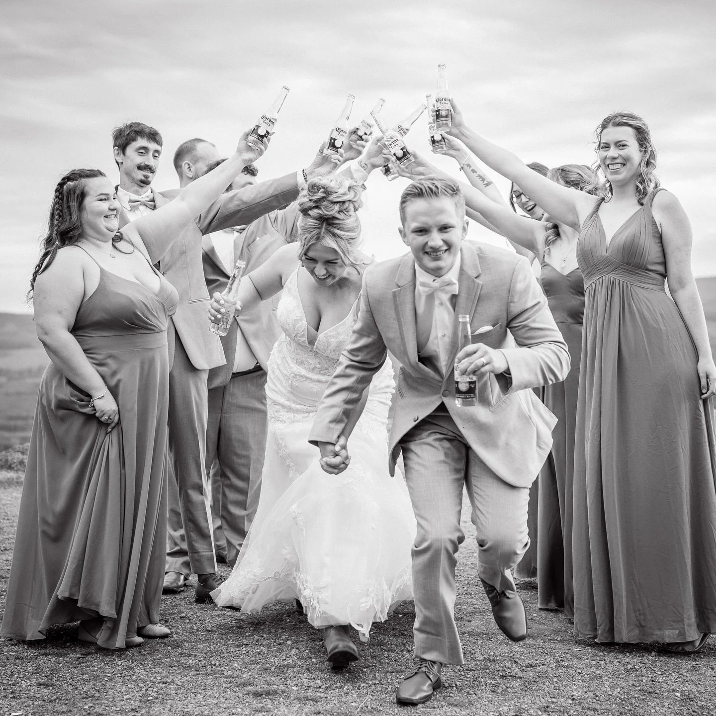 Arleigh and Sam ❤️ #bcweddingphotographer #canadianweddingphotographer #westcoastweddings #weddingparty