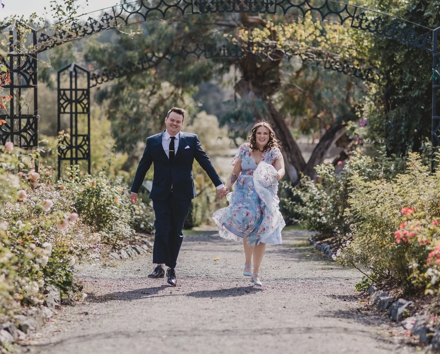 Pure joy, right here. 🤍 We&rsquo;re drawn to couples who laugh easily, move freely, and don&rsquo;t take themselves too seriously &mdash; and honestly? Neither do we. That relaxed, playful energy is exactly what we bring to every wedding and elopeme