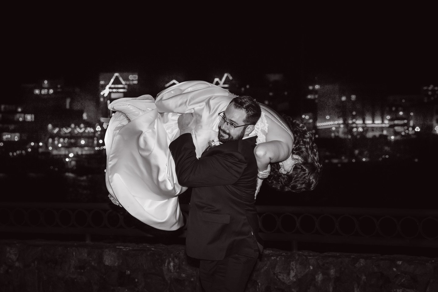 Brides just wanna have fun! 🥰 From Sean and Ivey. #canadianweddingphotographer #blackandwhitephotography #westcoastweddingphotographer #weddingphotography #brides