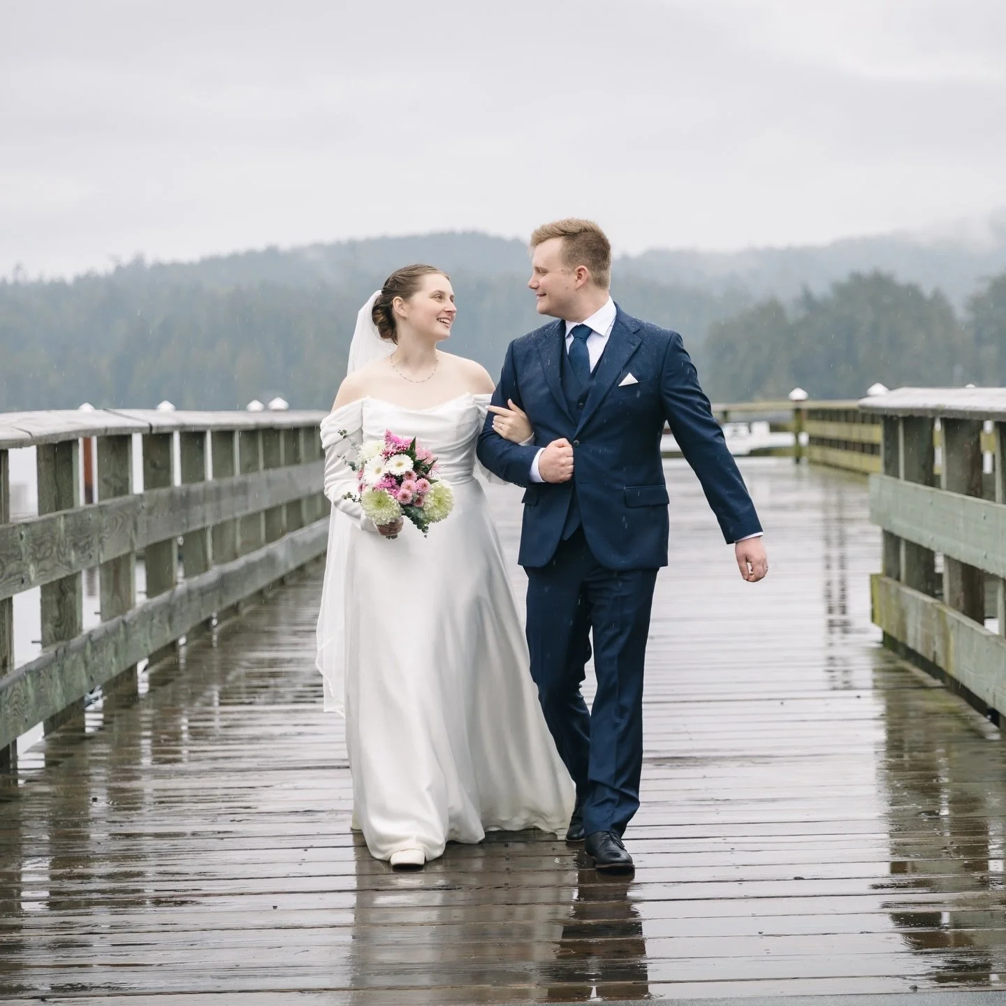 Our most heartfelt congratulations to Blake and Raquel. Married yesterday at the gorgeous @prestigeoceanfrontresortsooke The rain fell but the love and laughs were present everywhere ❤️#westcoastwedding #bcweddingphotographer #vancouverislandphotogra