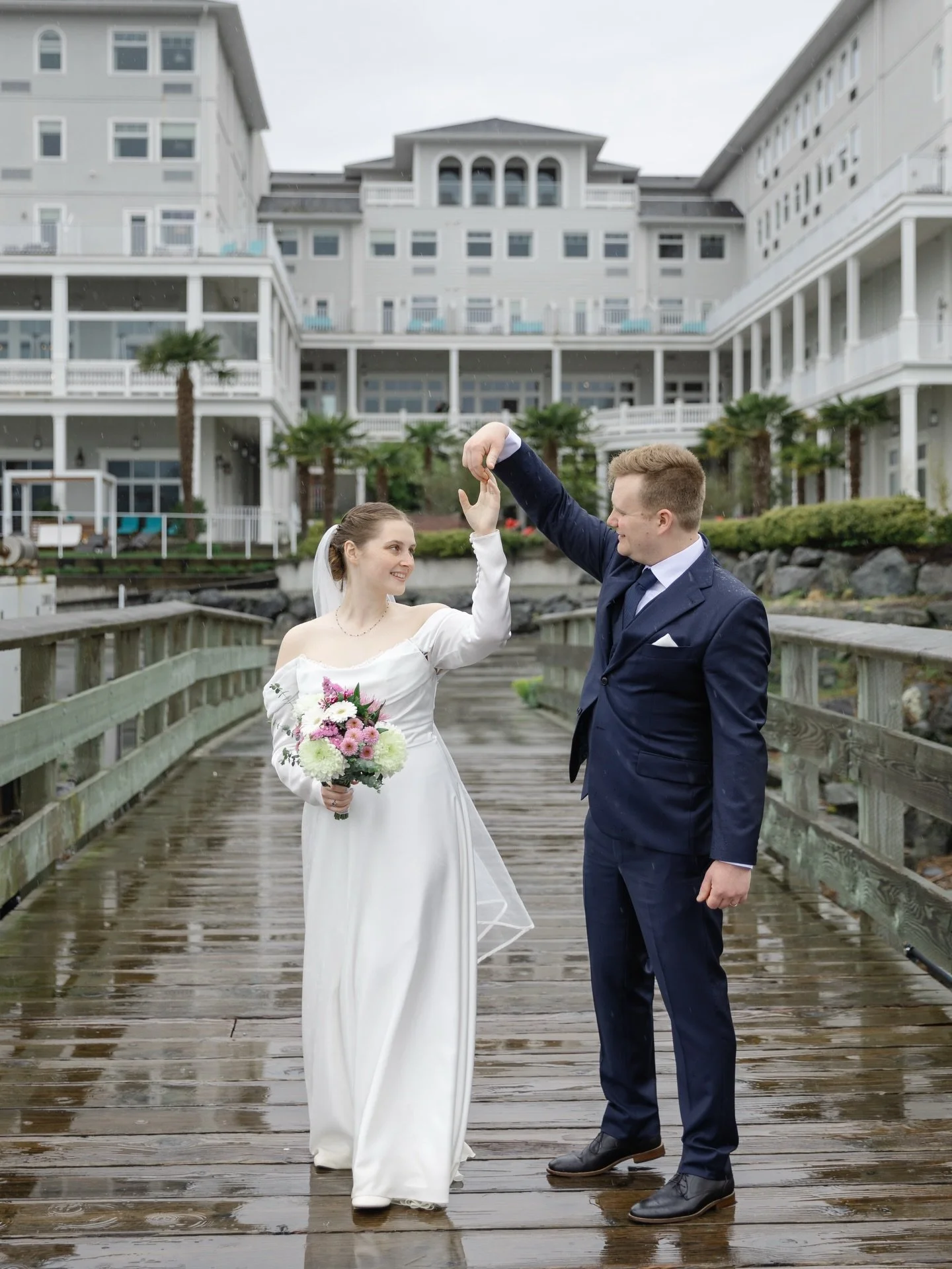 Blake and Raquel @prestigeoceanfrontresortsooke Congratulations to this absolutely lovely couple who danced in the rain ❤️