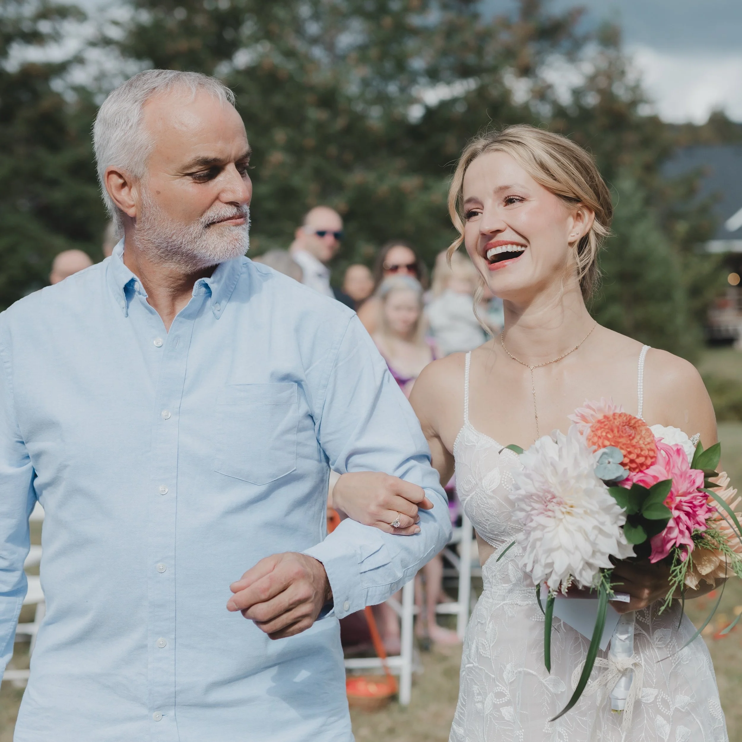 That smile says everything. The nerves, the joy, the &ldquo;I can&rsquo;t believe this is finally happening&rdquo; moment all at once. #documentaryweddingphotographer #westcoastwedding #bcweddingphotographer #canadianweddingphotographer