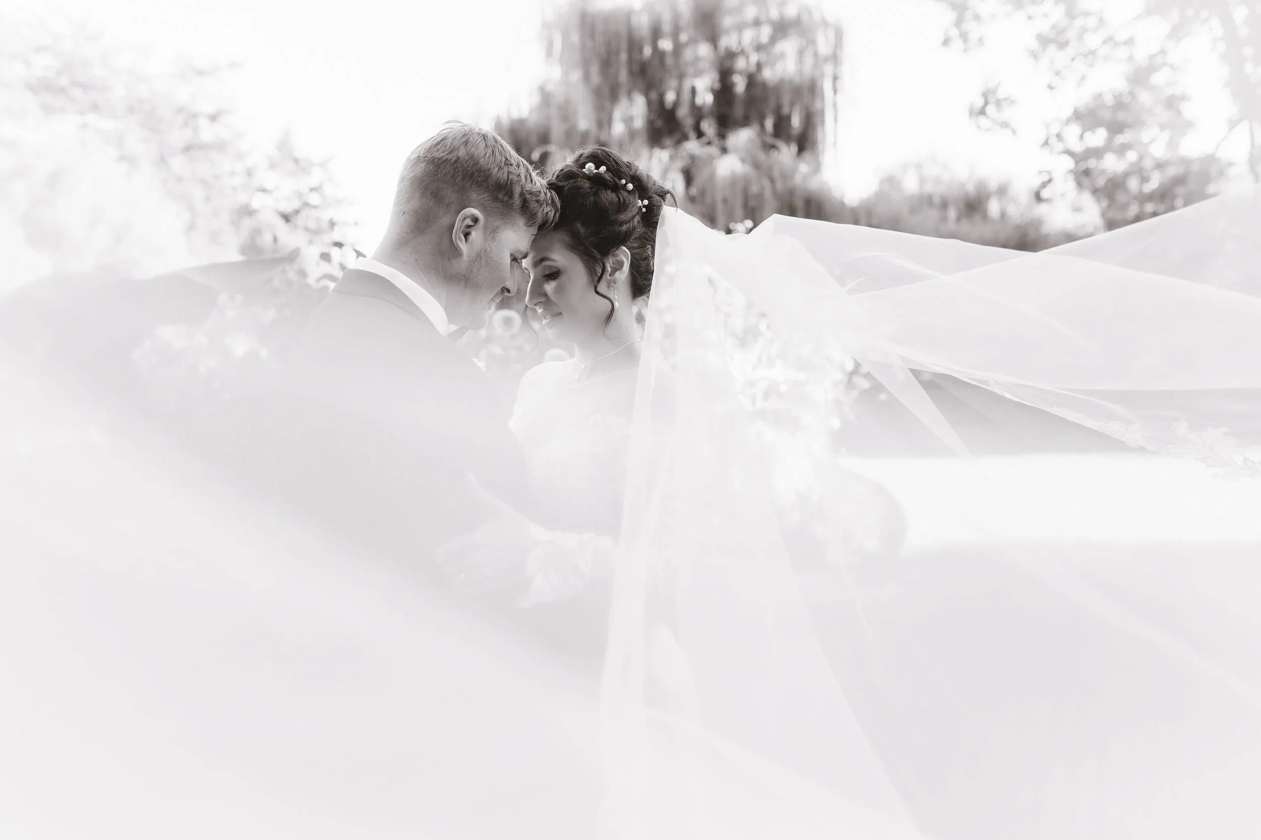 From Bee and Graeme. A beautiful veil moment.