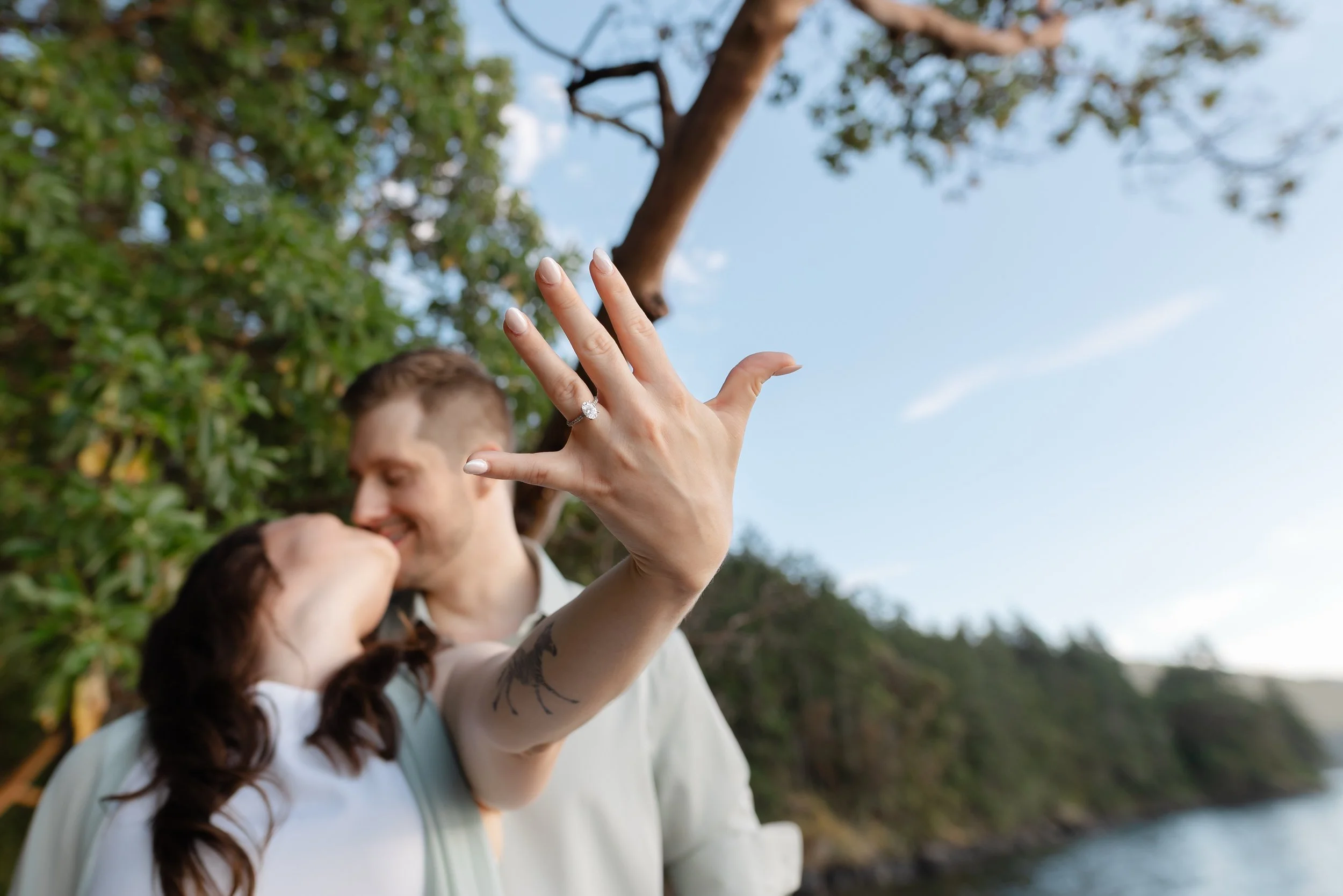 From our fabulous fun shoot with Emily and Ryan. We will be photographing their 2027 wedding and can&rsquo;t wait! We know it&rsquo;s going to be a beauty! #2027wedding #couplesphotography #vancouverislandphotographer #bcphotographer