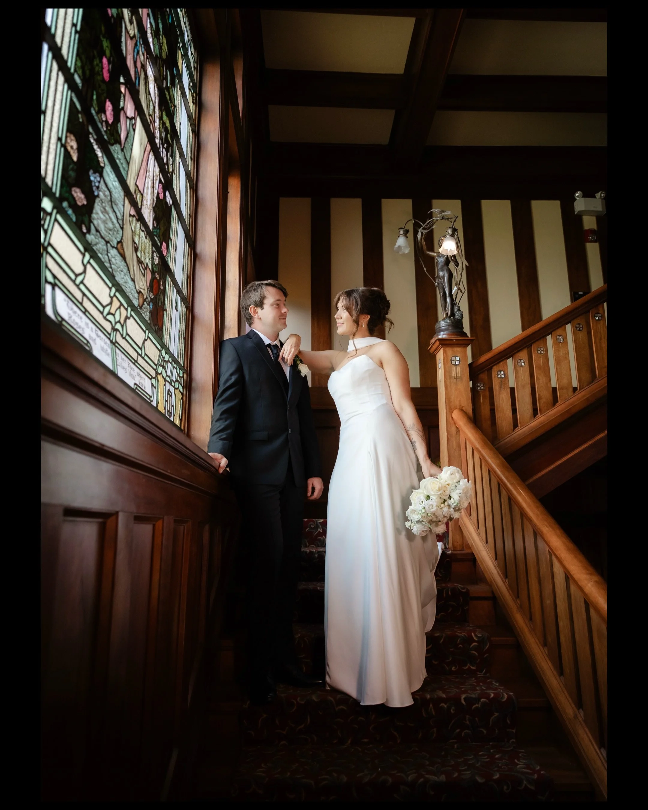Our CONGRATULATIONS to Ashlyn &amp; Adam! Married yesterday at their home with the reception @fireside_grill_victoria The whole day was filled with laughter, love and some amazing dancing! DJ @blacasphalt We wish these two our very best. Images from 