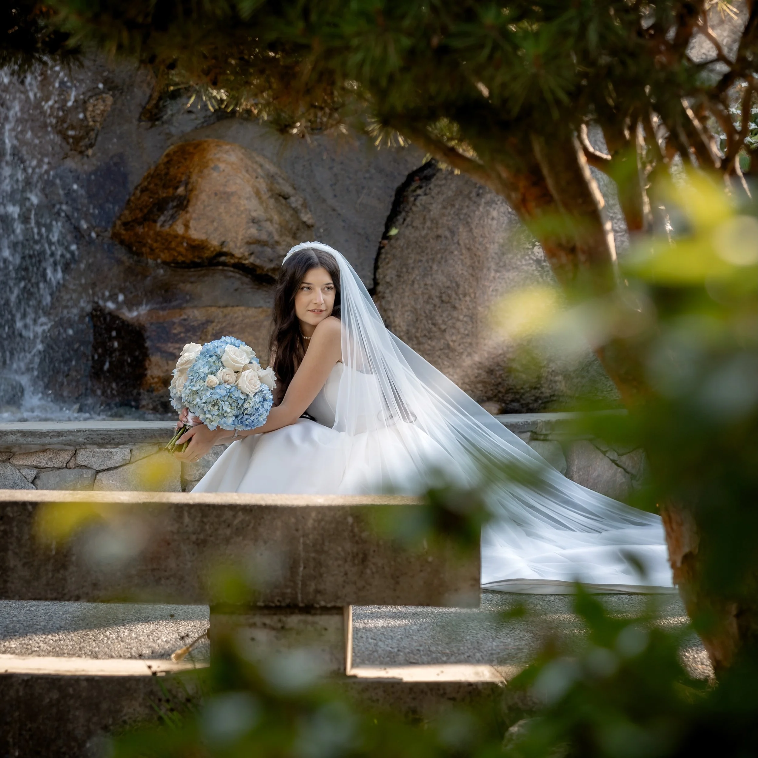 A quiet moment with our gorgeous bride Claudia. 

Venue @innatlaurelpointweddings 
Wedding Planner @yourdaywedd 
Dj @rsmproductions8095 
Hair &amp; Makeup @mothandflamebeautyco 

#canadianweddingphotographer #vancouverislandweddings #documentaryweddi