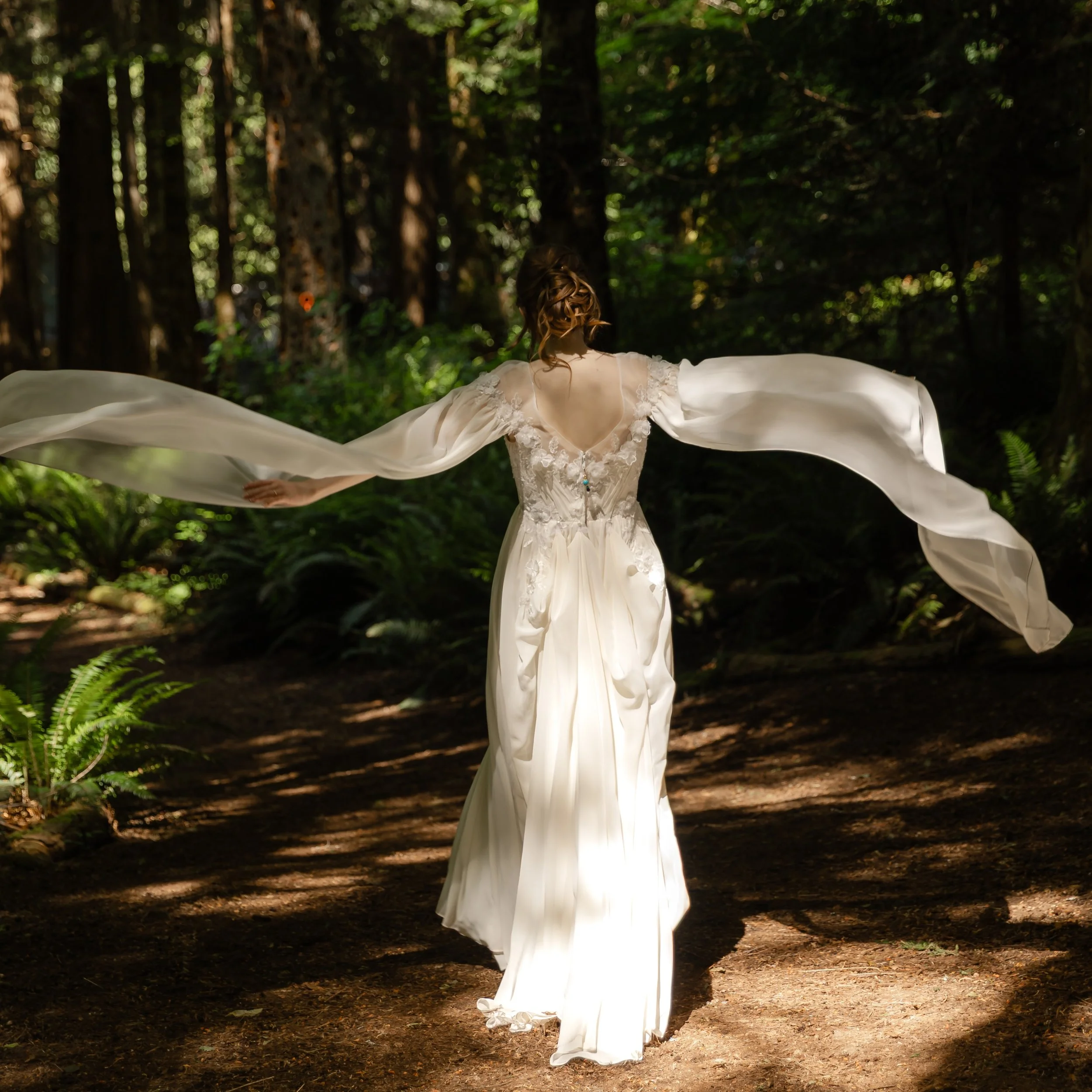 Some of the gorgeous moments from Taylor and Stassi&rsquo;s wedding day at Cedar Haven in Sooke. #lindseymillarphotography #forestwedding #bcwedding #weddingday #brides