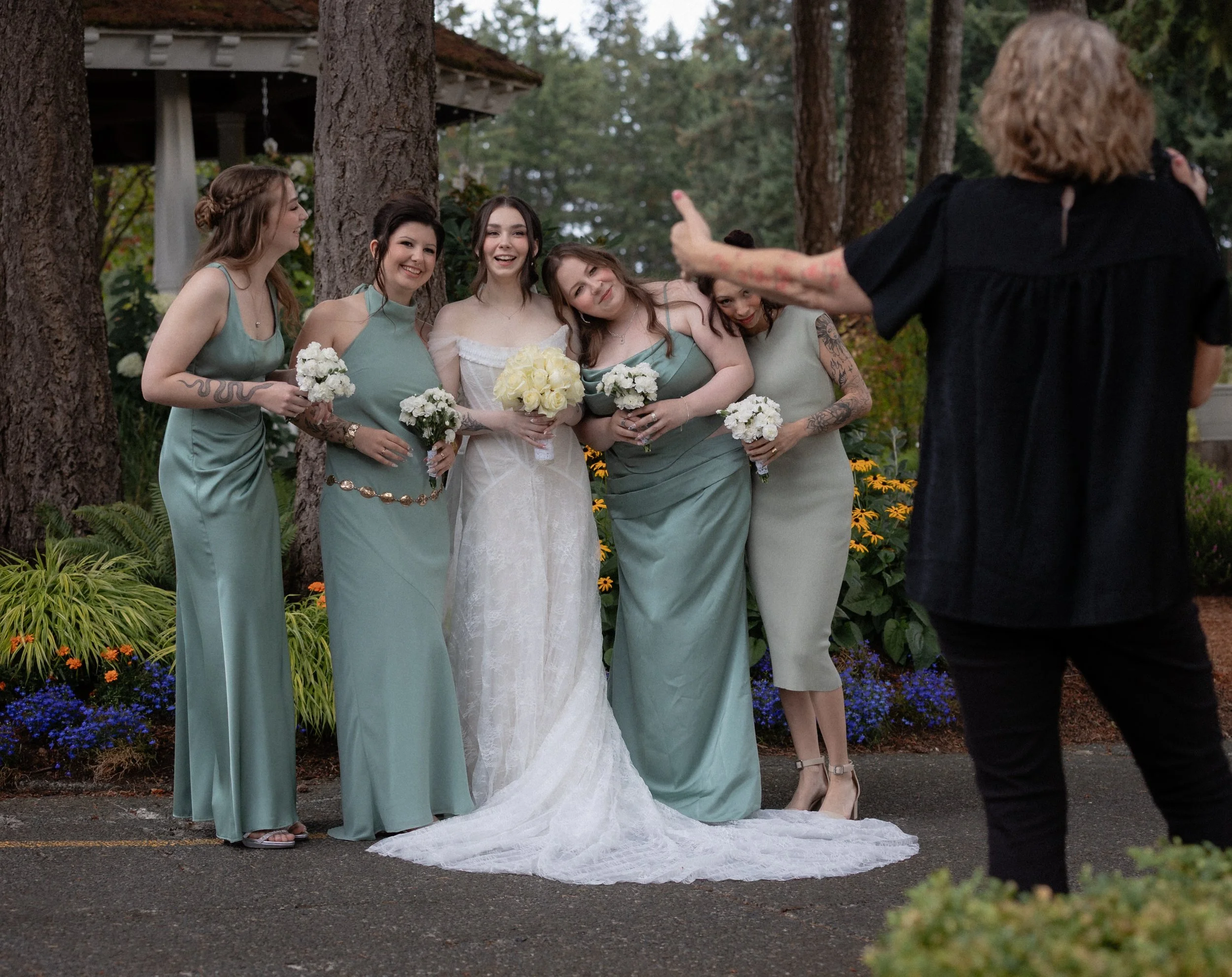 Behind the scenes at Holly and Kelvin&rsquo;s wedding. I found this photo while I was editing. Thanks to my husband and second shooter for remembering the Behind the Scenes shots! 🤣