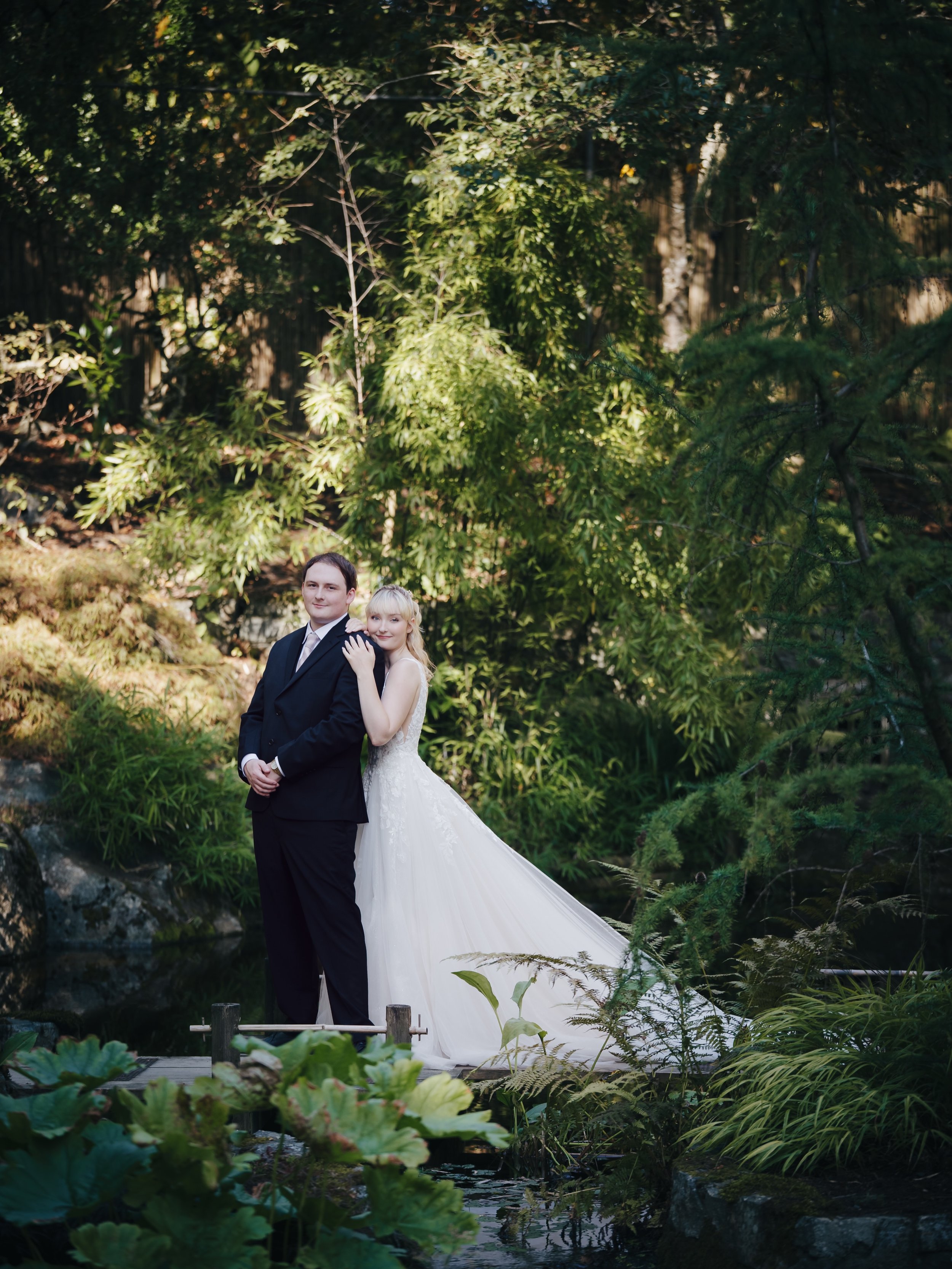 Previews from Maya and Marcus&rsquo;s wedding day. I&rsquo;ll be delivering their gallery next week. 

Venue @hcpgardens 
Makeup @thehairdressingpaige 
Hair @hairbyjeniflavor 

#westcoastweddings #bcweddings #vancouverislandweddingphotographer #victo