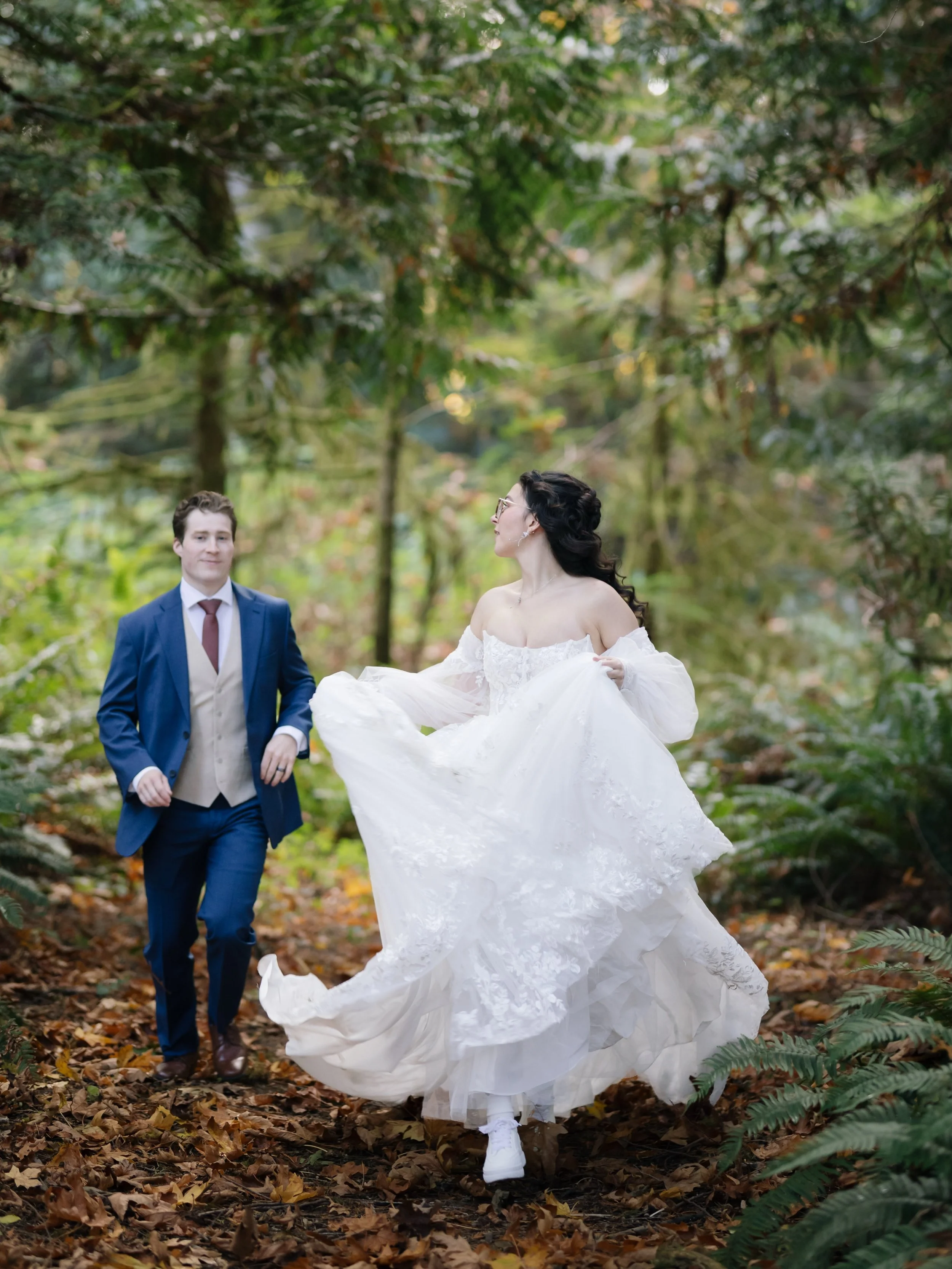 Congratulations to Cameron and Cory! Married yesterday at @cedarhavenresort 

Our fun-loving couple wanted moody, editorial vibes for their photos and we had a great time obliging! 

#westcoastweddings #bcweddings #moodywedding #vancouverislandweddin