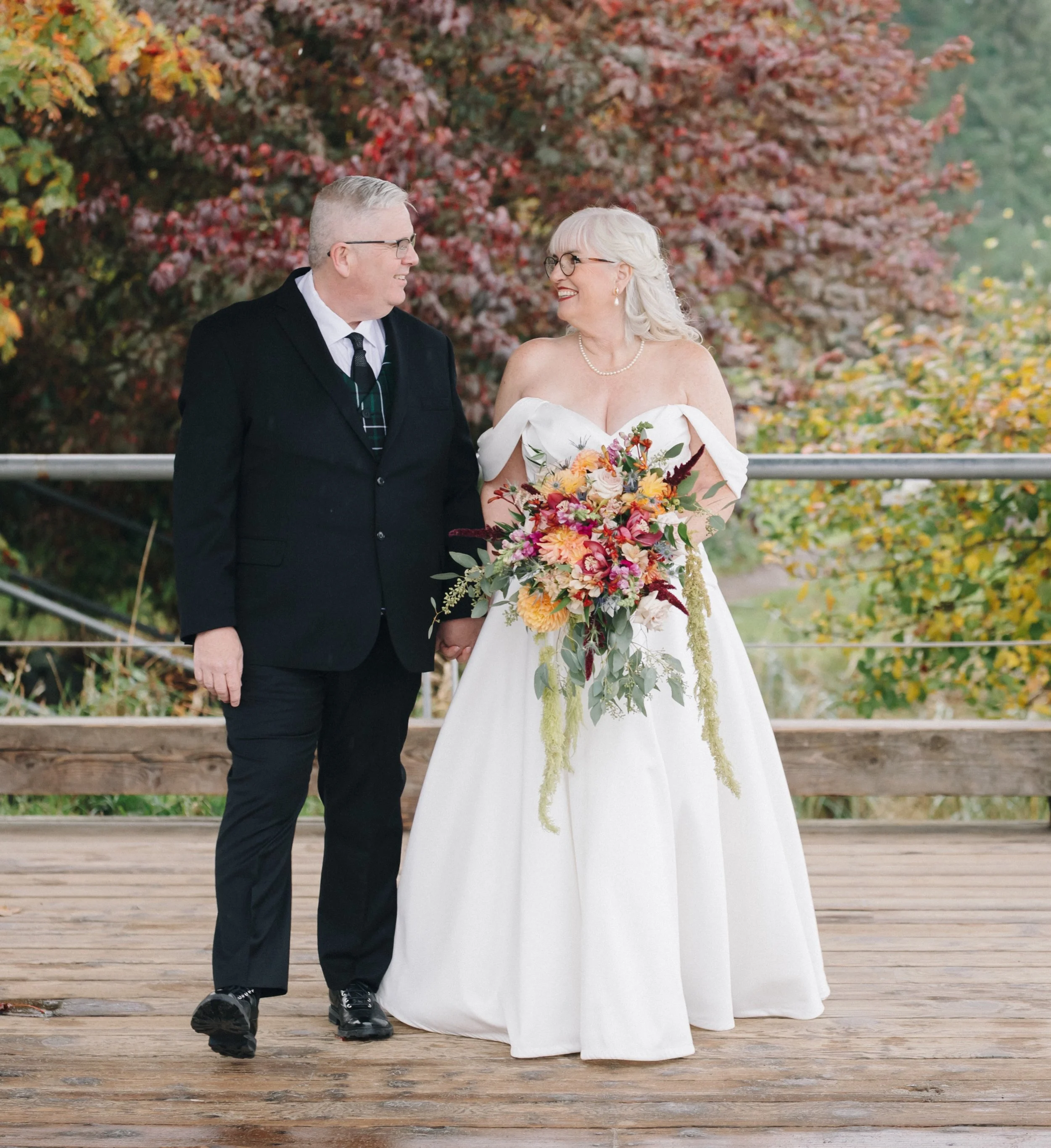 Congratulations to Kirsten and John. Their lovely wedding day was yesterday at the @beachclubresort  in Parksville. It was a very wet day but that definitely didn&rsquo;t dampen the love in the air. 

Venue: Beach Club Resort
Hair and makeup: @amanda