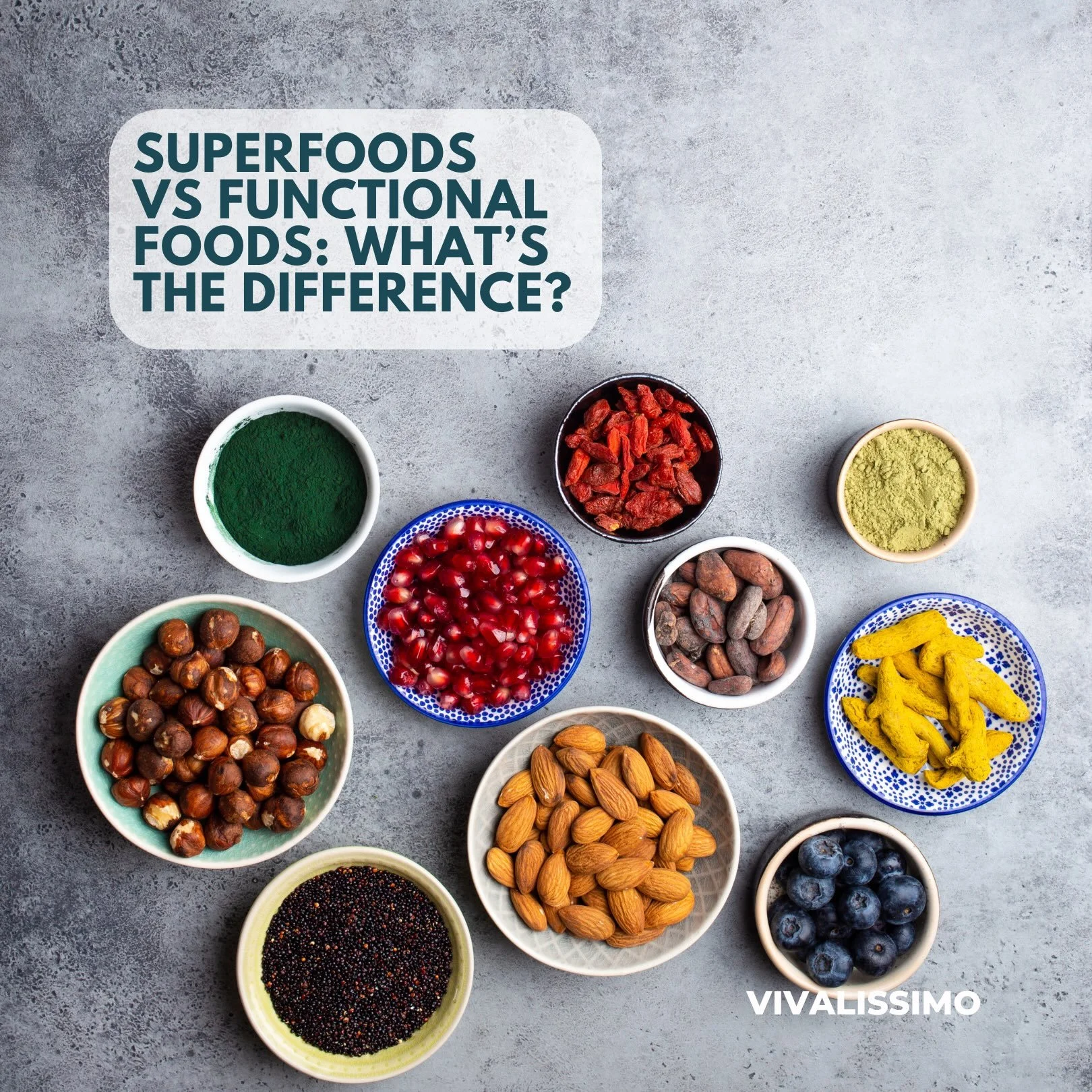 Although there&rsquo;s no strict definition, superfoods&mdash;like maca and garlic&mdash;and functional foods&mdash;such as those fortified with vitamins&mdash;both aim to support wellness and reduce the risk of disease. Link in Profile #adaptogens #