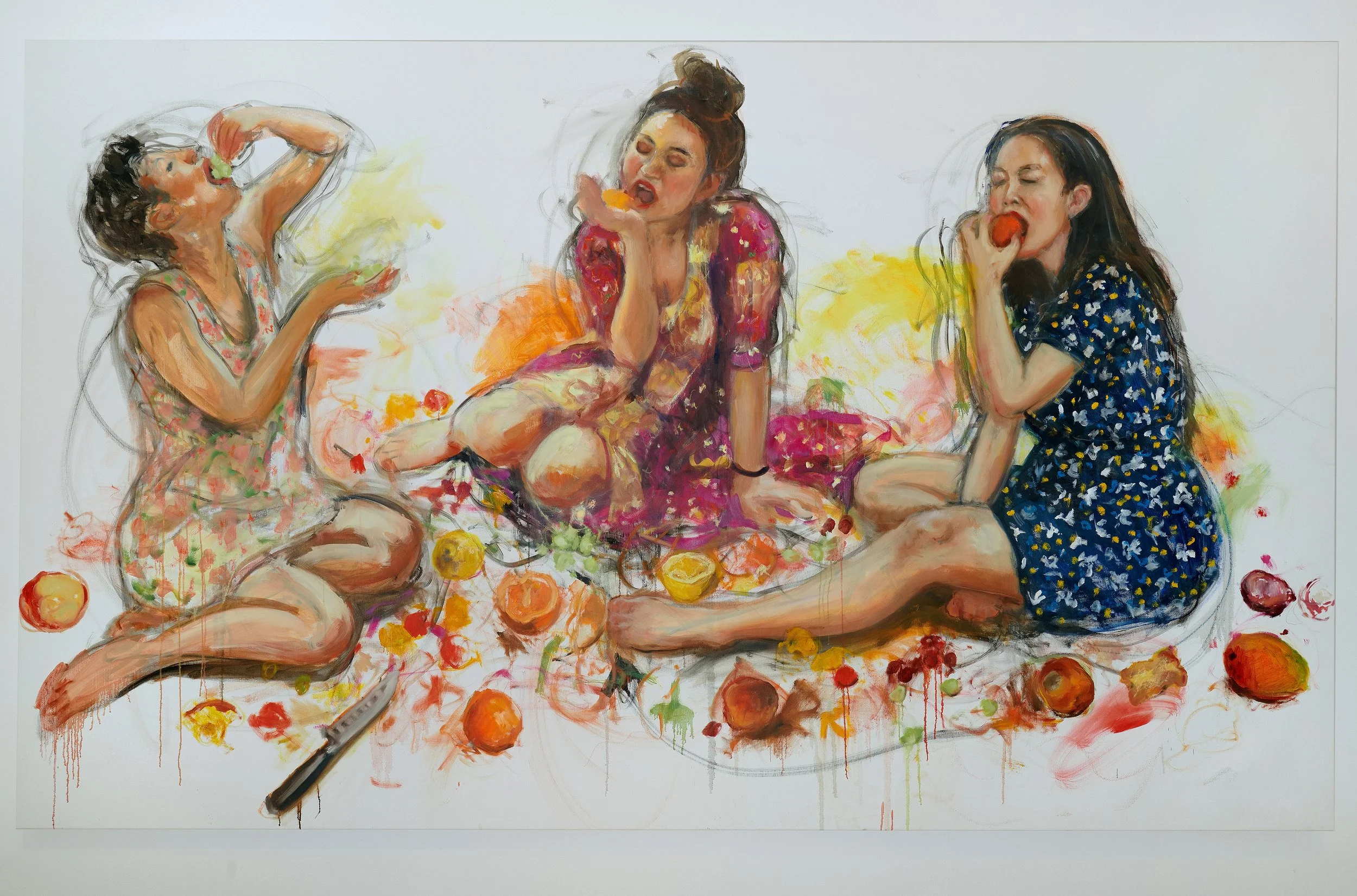 Fruit Picnic, Face to Face, Gillian Jason Gallery, London, 2022