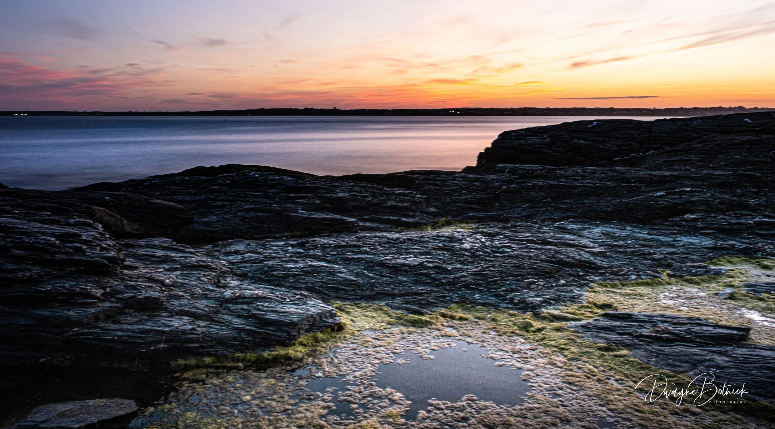 Sunset Beaver Tail State Park, RI