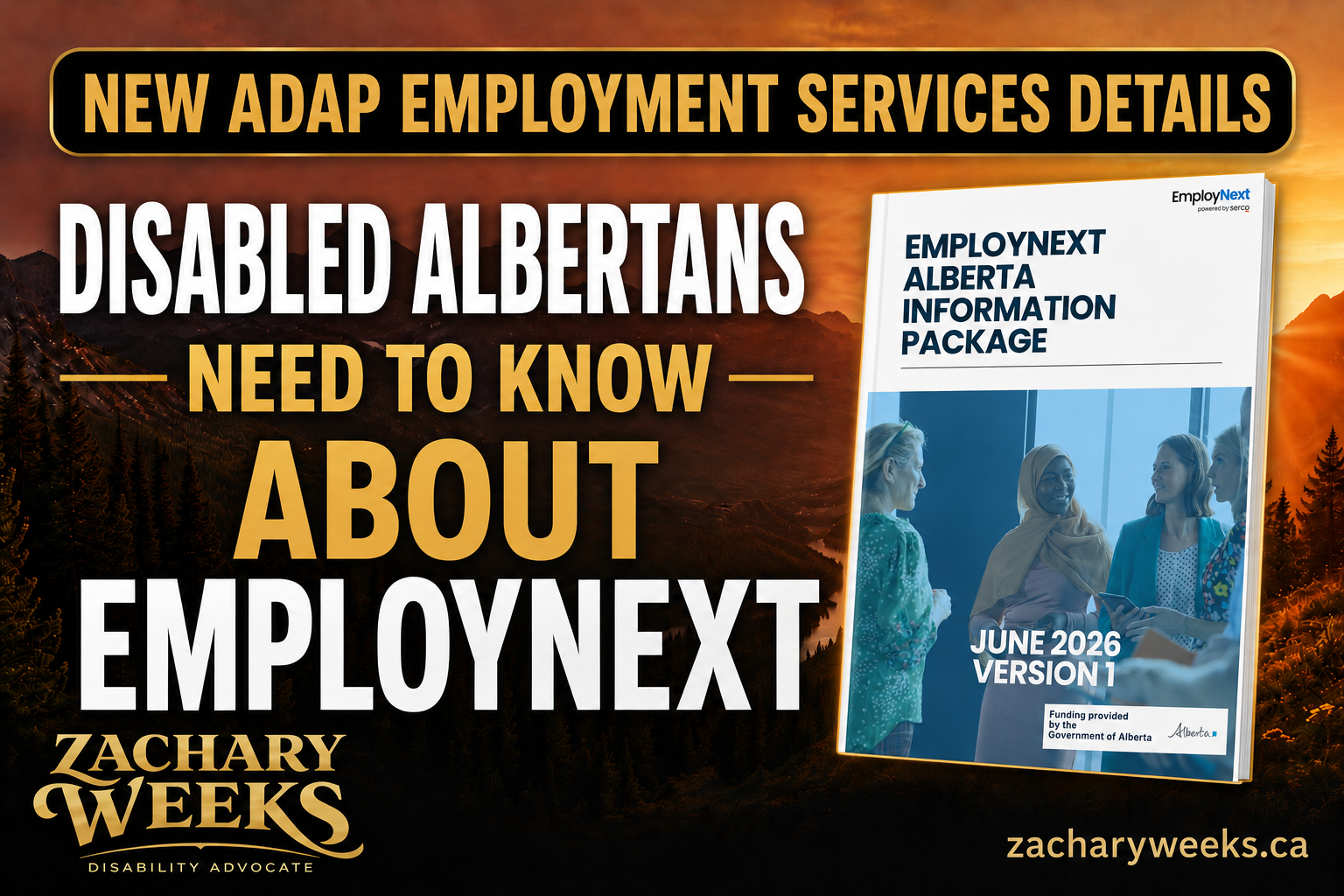 New ADAP Employment Services Details: What Disabled Albertans Need to Know About EmployNext