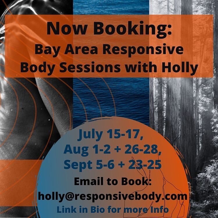 SF/BAY AREA - Need somatic support? Book a Bodywork Session&nbsp;in the SF Bay Area with Holly

Available dates are July 15-17, Aug 1-2, Aug 26-28, Sept 5-6, Sept 23-25 2022.&nbsp;

Bay Area Bodywork Sessions take place in Oakland, are 1-hour, and do